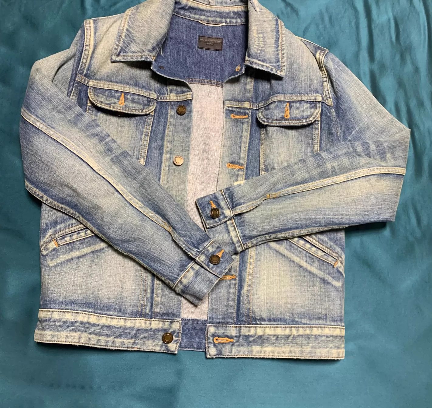 Saint Laurent Paris Saint Laurent Paris Denim jacket Size US XS / EU 42 / 0 - 1 Thumbnail