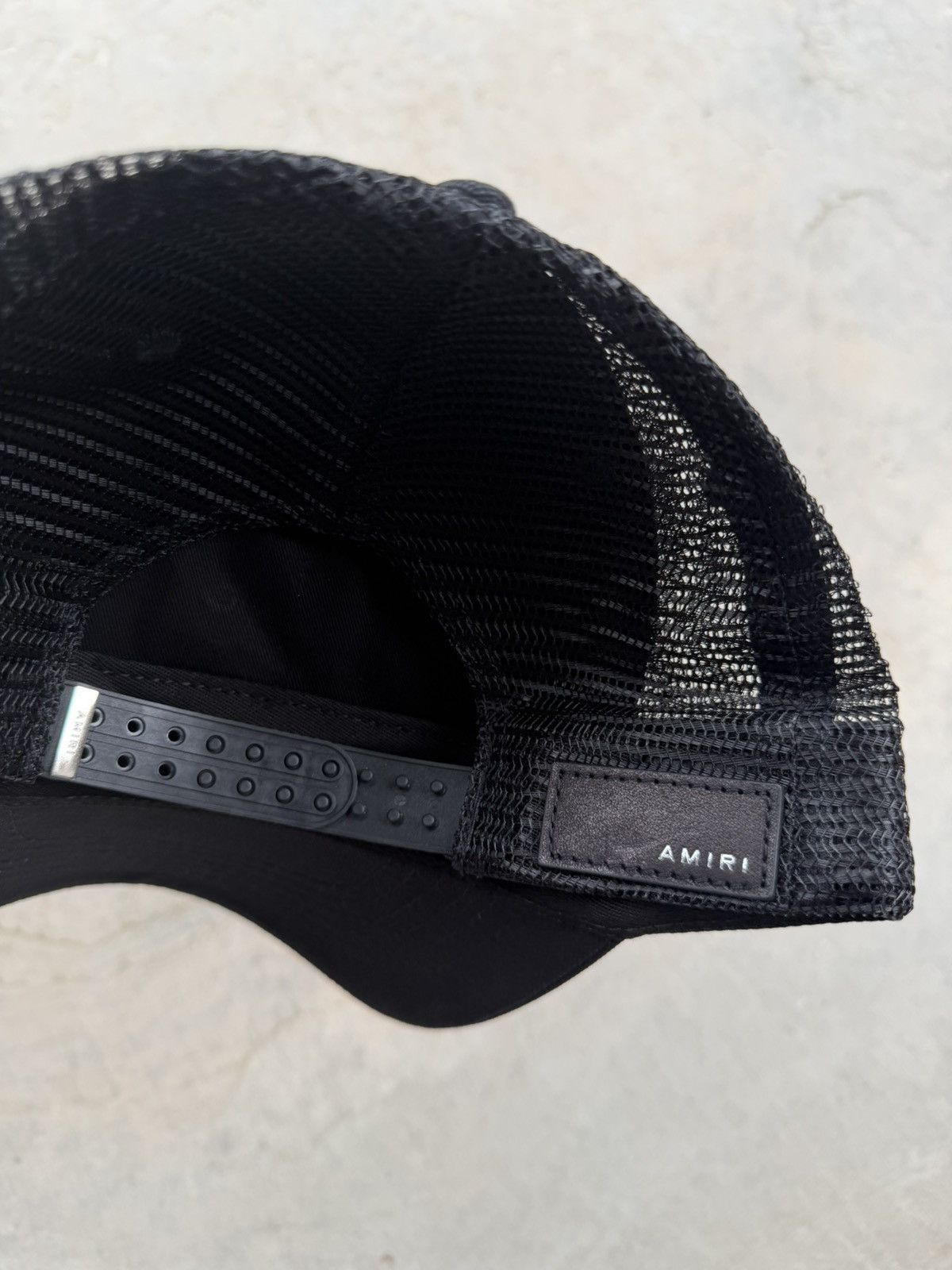Amiri Amiri MA Logo Trucker Hat Black Green Brand New Size ONE SIZE - 5 Thumbnail