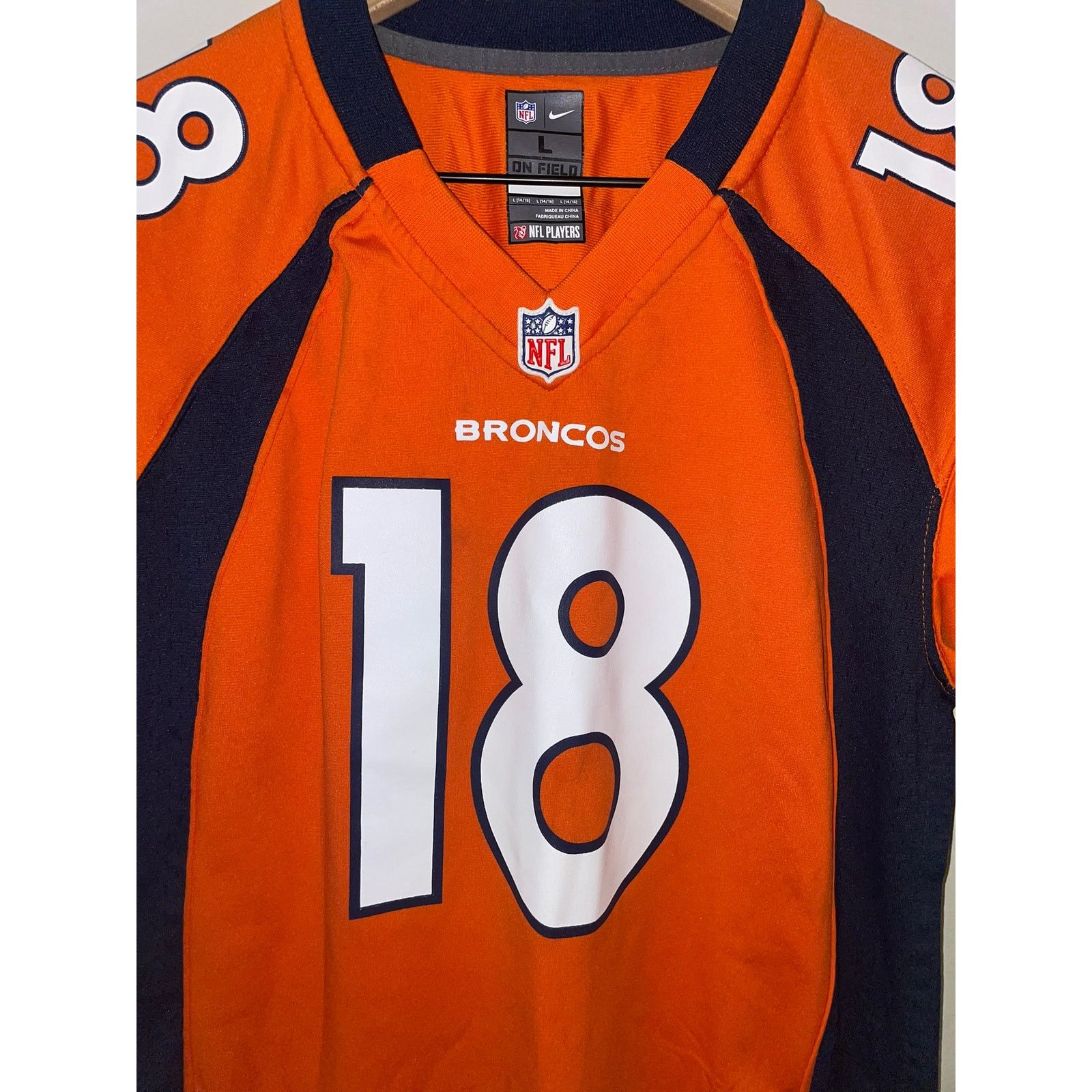 Nike Youth Nike Denver Broncos Manning QB Jersey Children Large L Size US L / EU 52-54 / 3 - 3 Thumbnail