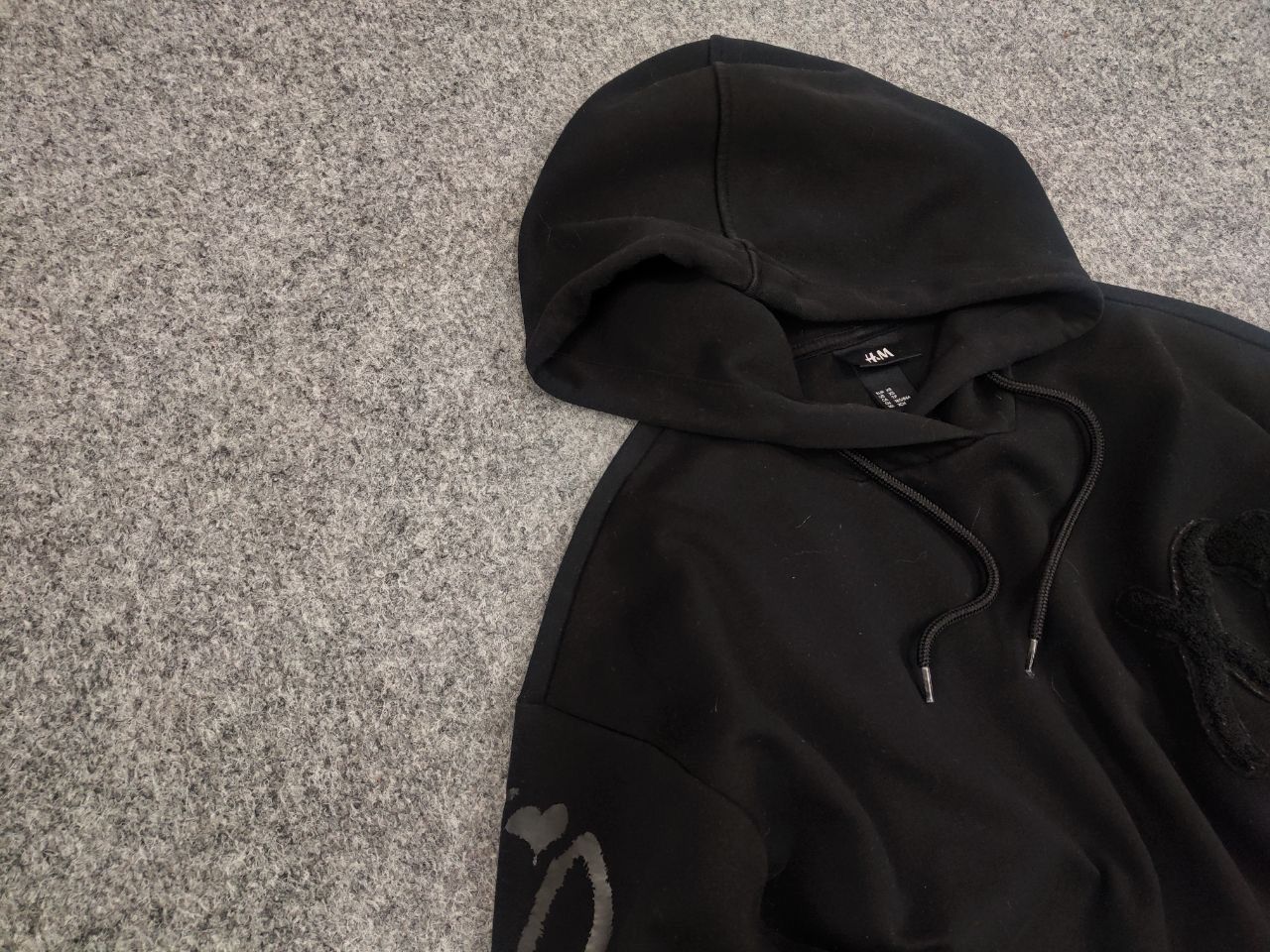 H&M × The Weeknd The Weeknd x H&M Black Logo XO Unisex Hoodie Size US XS / EU 42 / 0 - 7 Thumbnail
