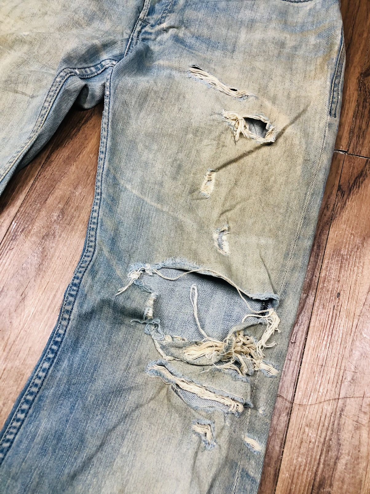 Diesel Diesel Industry Distressed Jeans (35) Size US 29 - 6 Thumbnail