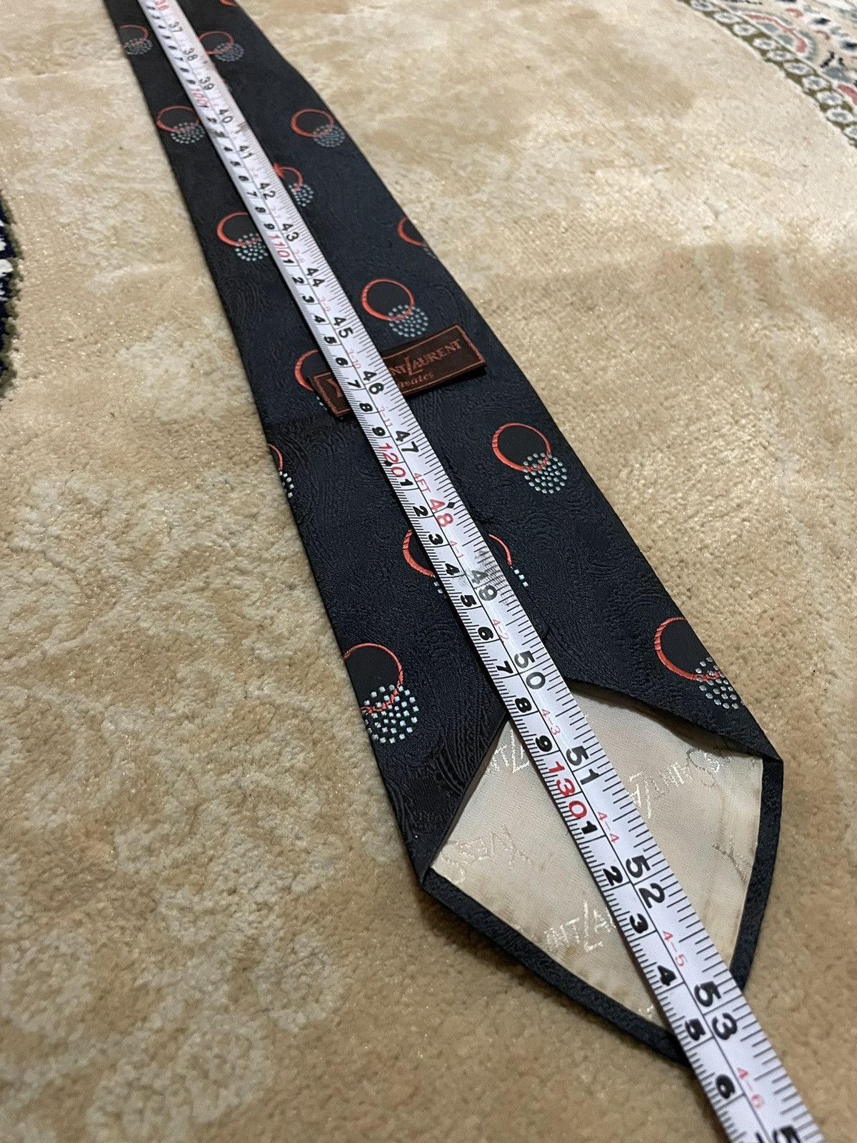 Vintage × Yves Saint Laurent Vintage YvesSaintLauren YSL Men Necktie Size ONE SIZE - 4 Thumbnail