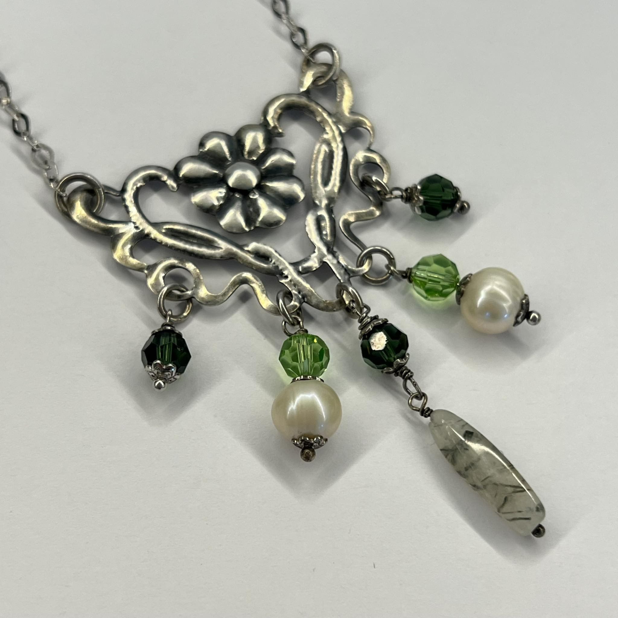 Vintage Vintage Jewelry Sterling Silver 925 Chain Necklace 13.6 gr Size ONE SIZE - 8 Thumbnail