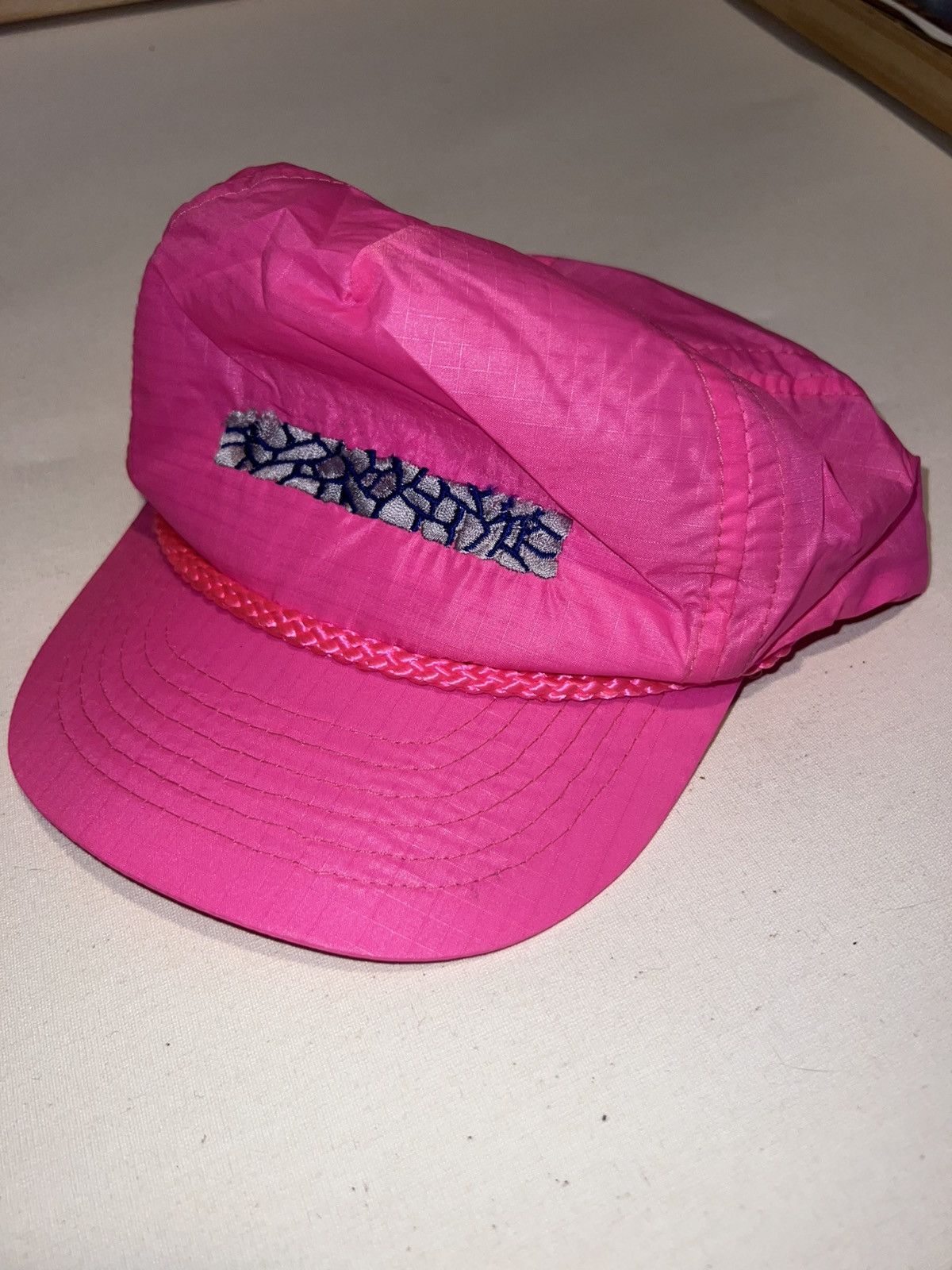 Vintage 80’s 90’s VTG Vintage Pink Graphic Design Retro Indie Hat Size ONE SIZE - 2 Thumbnail