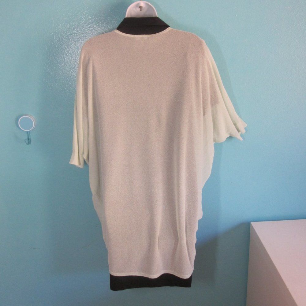 Eileen Fisher Eileen Fisher Sheer Pale Green Pullover Sweater Size L Petit Size L / US 10 / IT 46 - 9 Thumbnail