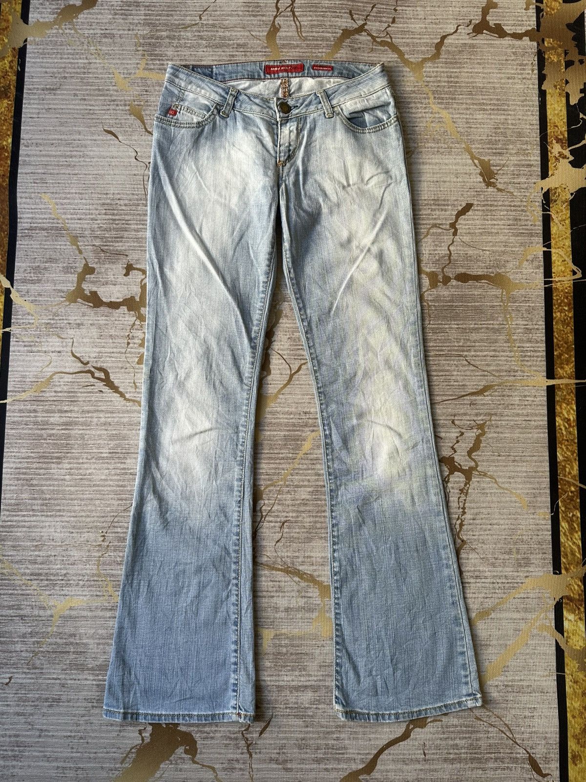 Miss Sixty FLARE Miss Sixty Faded Blue Jeans Size 28" / US 6 / IT 42 - 3 Thumbnail