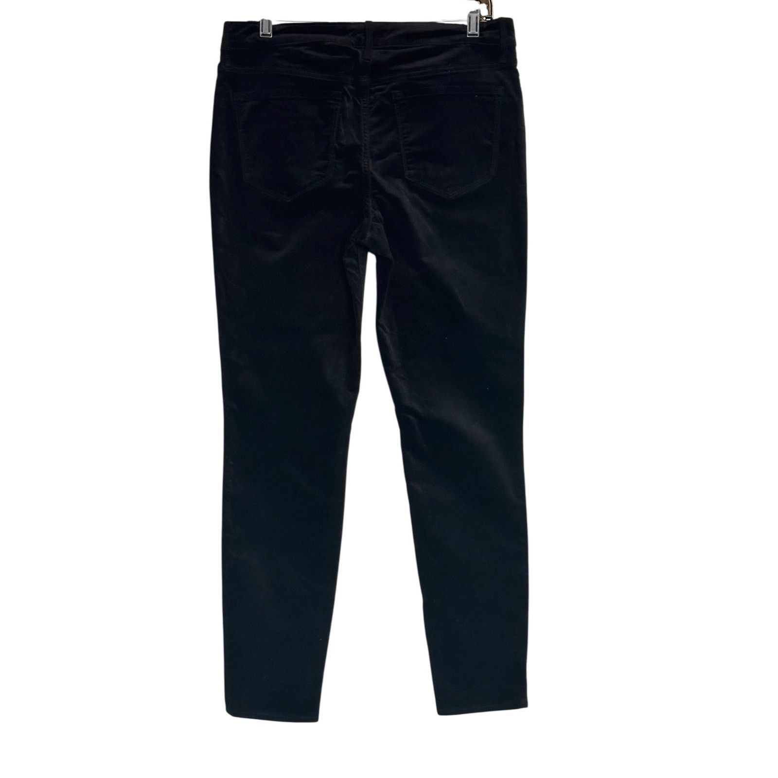 Old Navy Old Navy Rockstar black velvet mid rise jeans size 12 Size 34" / US 12 / IT 48 - 9 Thumbnail