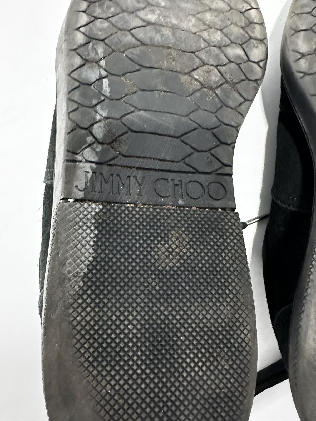 Jimmy Choo Jimmy Choo Brian Black Suede Laced Shoe Size 43Eu. Size US 10 / EU 43 - 13 Thumbnail