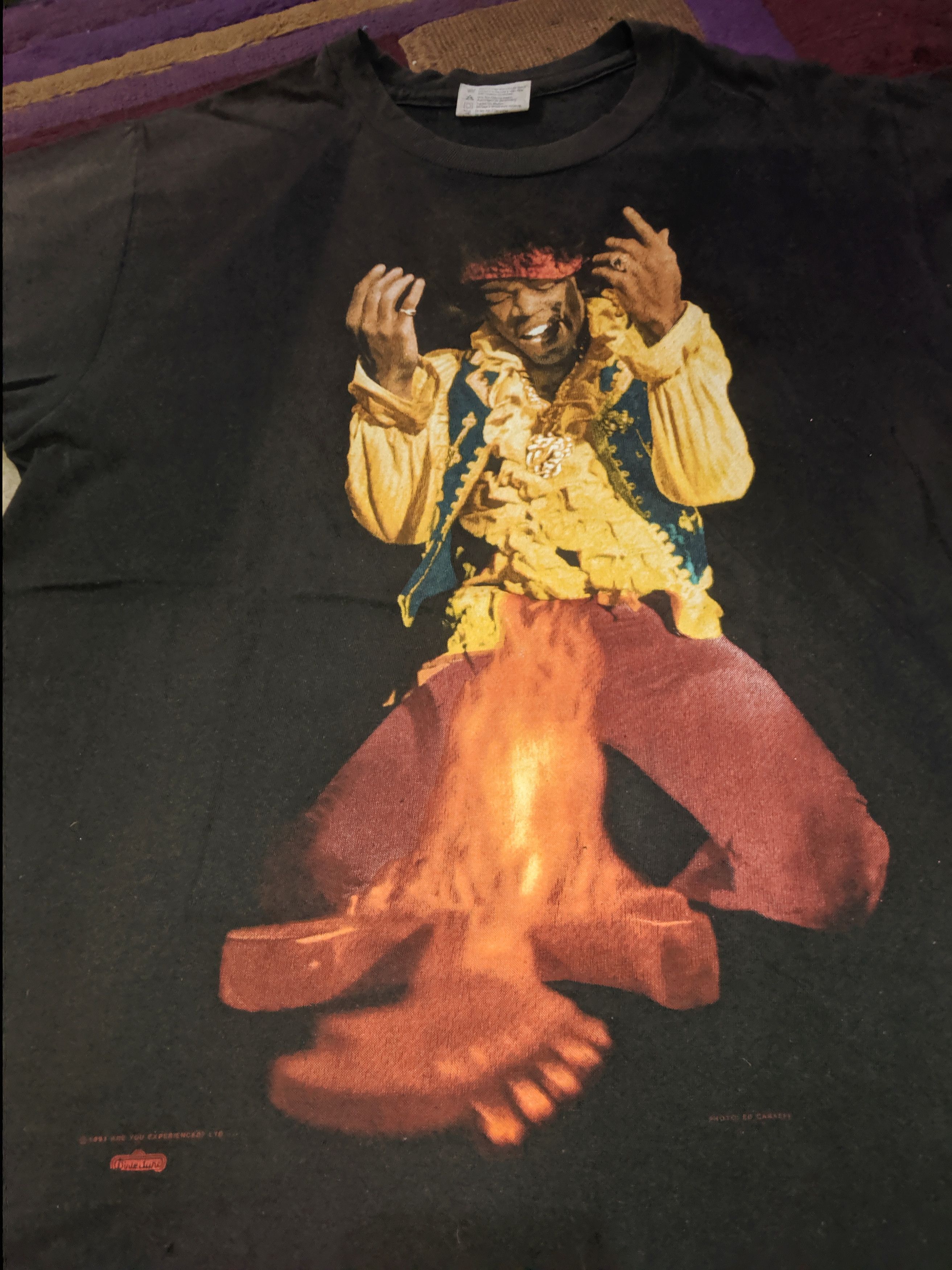 Jimi Hendrix 🌹 Vintage Jimi Hendrix "M" 🌹 Size US M / EU 48-50 / 2 - 1 Thumbnail