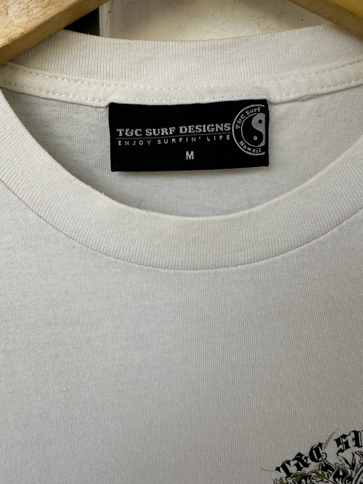 If Six Was Nine × Japanese Brand × Le Grande Bleu (L.G.B.) CRAZY SURF STYLE JAPAN POEM SICK TSHIRT HAWAII Size US M / EU 48-50 / 2 - 4 Thumbnail