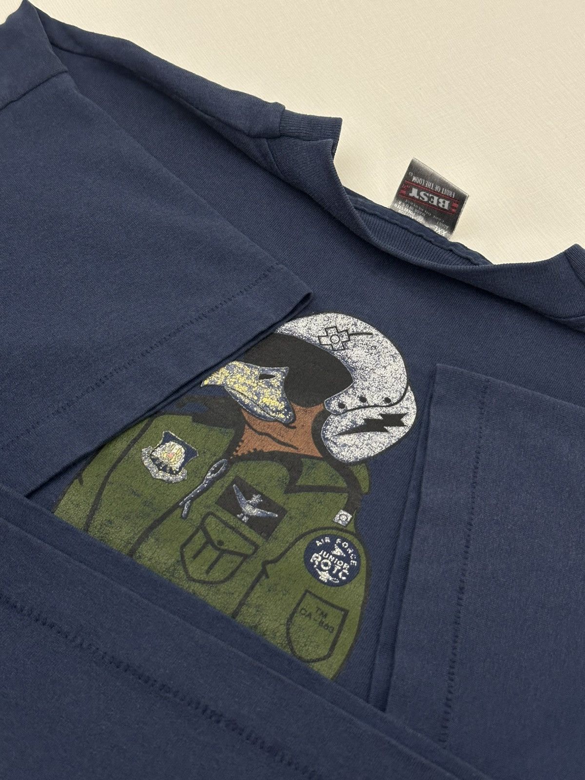 Vintage Vintage 80s Air Force JROTC Eagle T-Shirt Size XXL USA Made Size US XXL / EU 58 / 5 - 7 Thumbnail