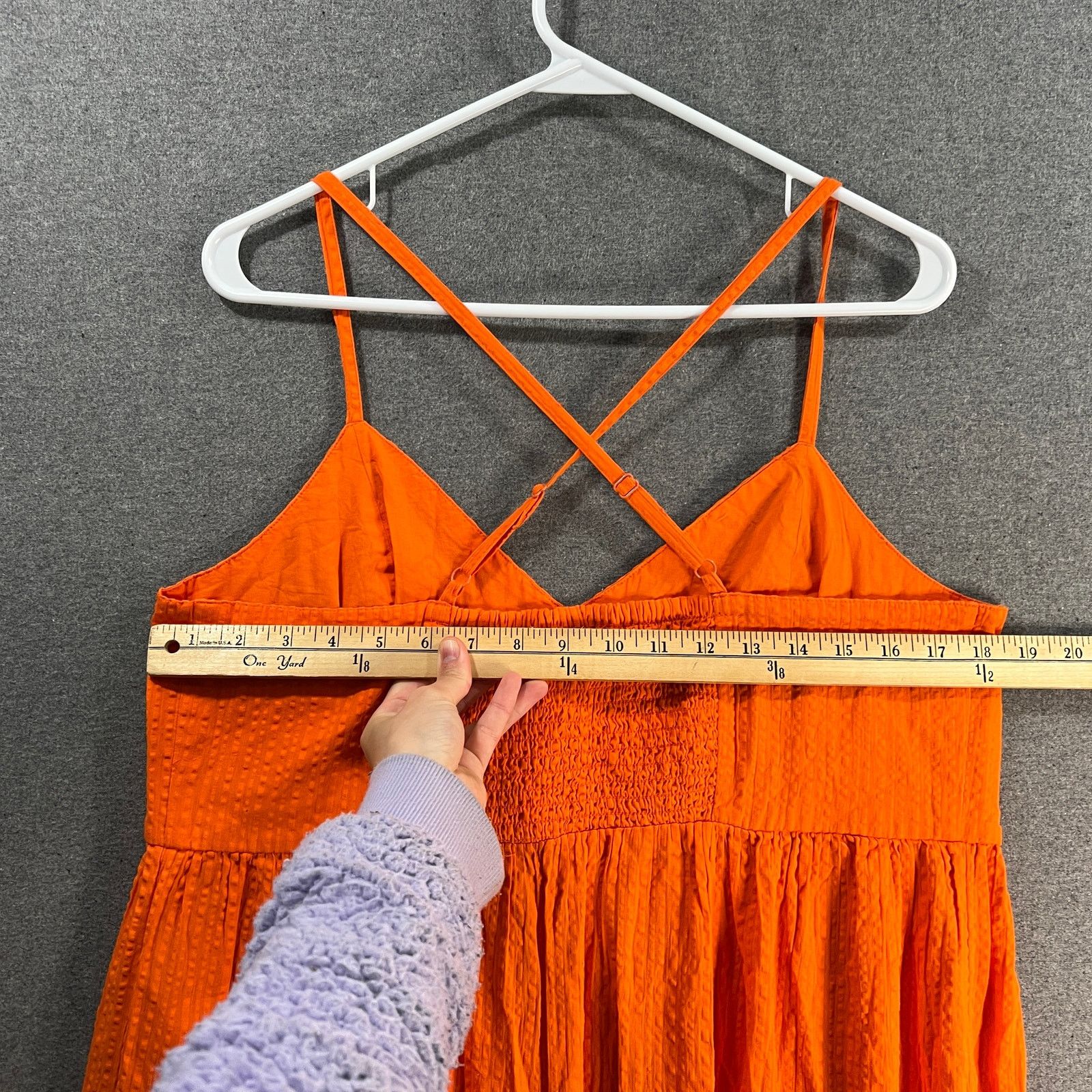 Other Destination 365 Regular Seersucker Maxi Dress Bright Size L / US 10 / IT 46 - 7 Thumbnail