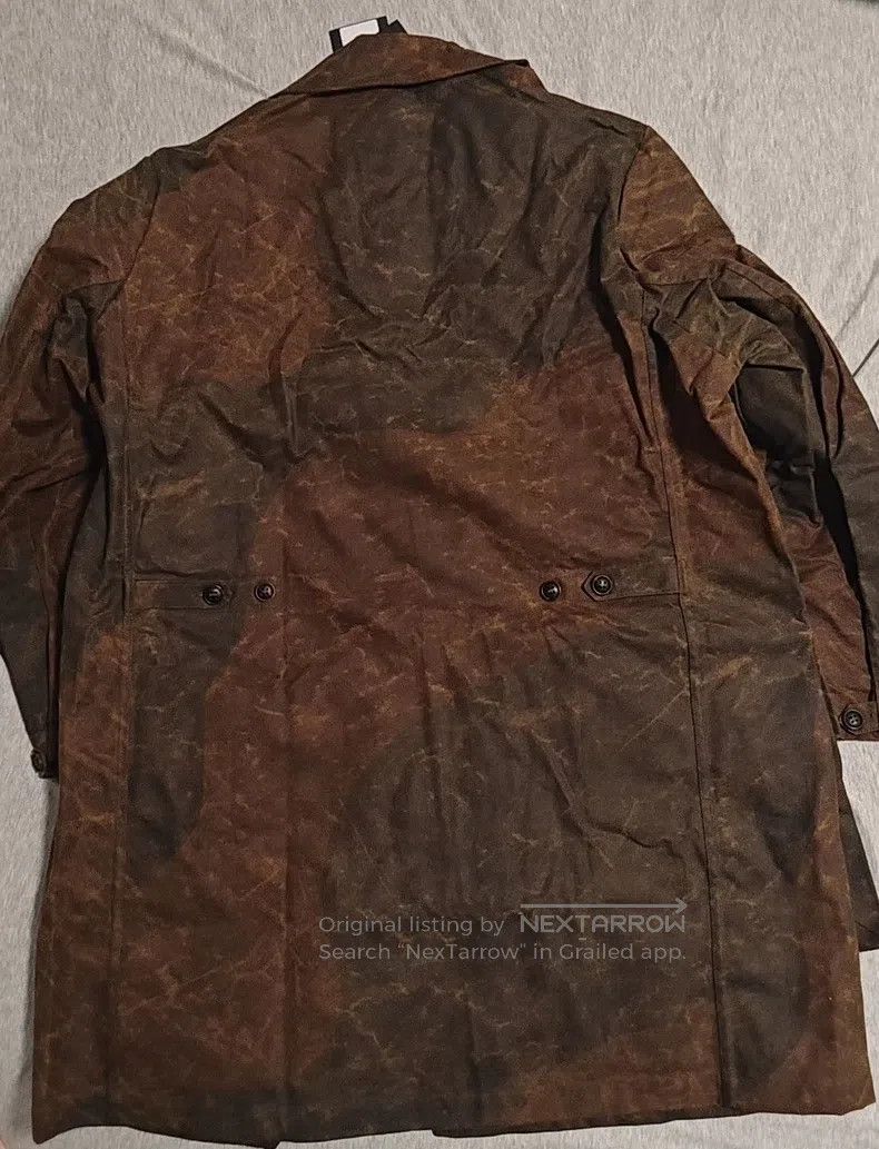 Nigel Cabourn Nigel Cabourn Main Line Reproduction WWII Waxed Cloth Oilc Size US M / EU 48-50 / 2 - 2 Thumbnail