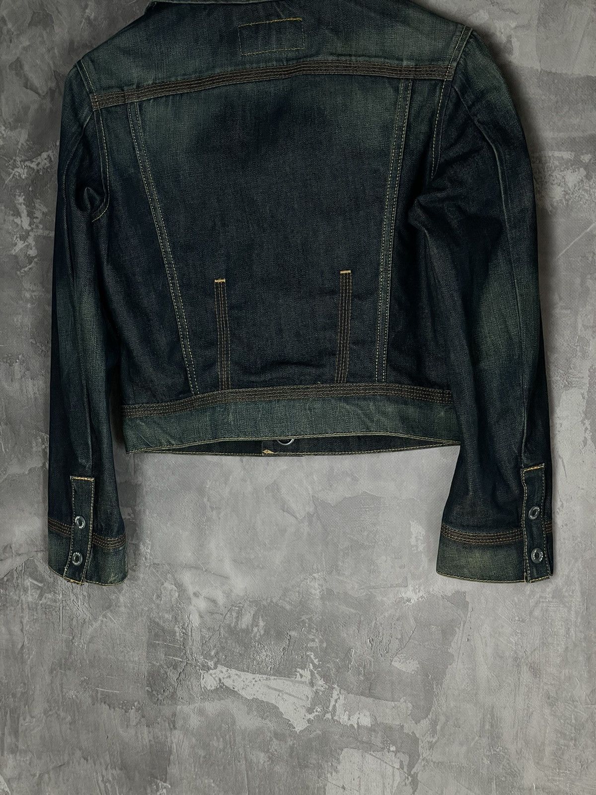 Japanese Brand × Levi's Vintage Levis Japanese Brand 90s Diesel Style Denim jacket Size S / US 4 / IT 40 - 10 Thumbnail