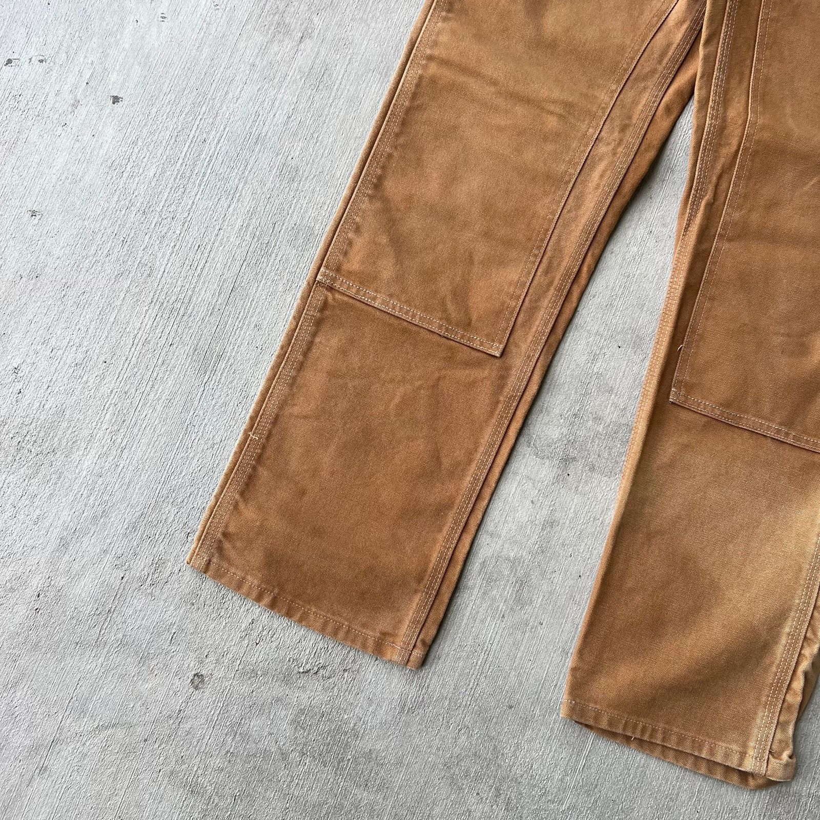 Carhartt × Vintage Carhartt brown double knee work wear carpenter pants Size US 29 - 3 Thumbnail