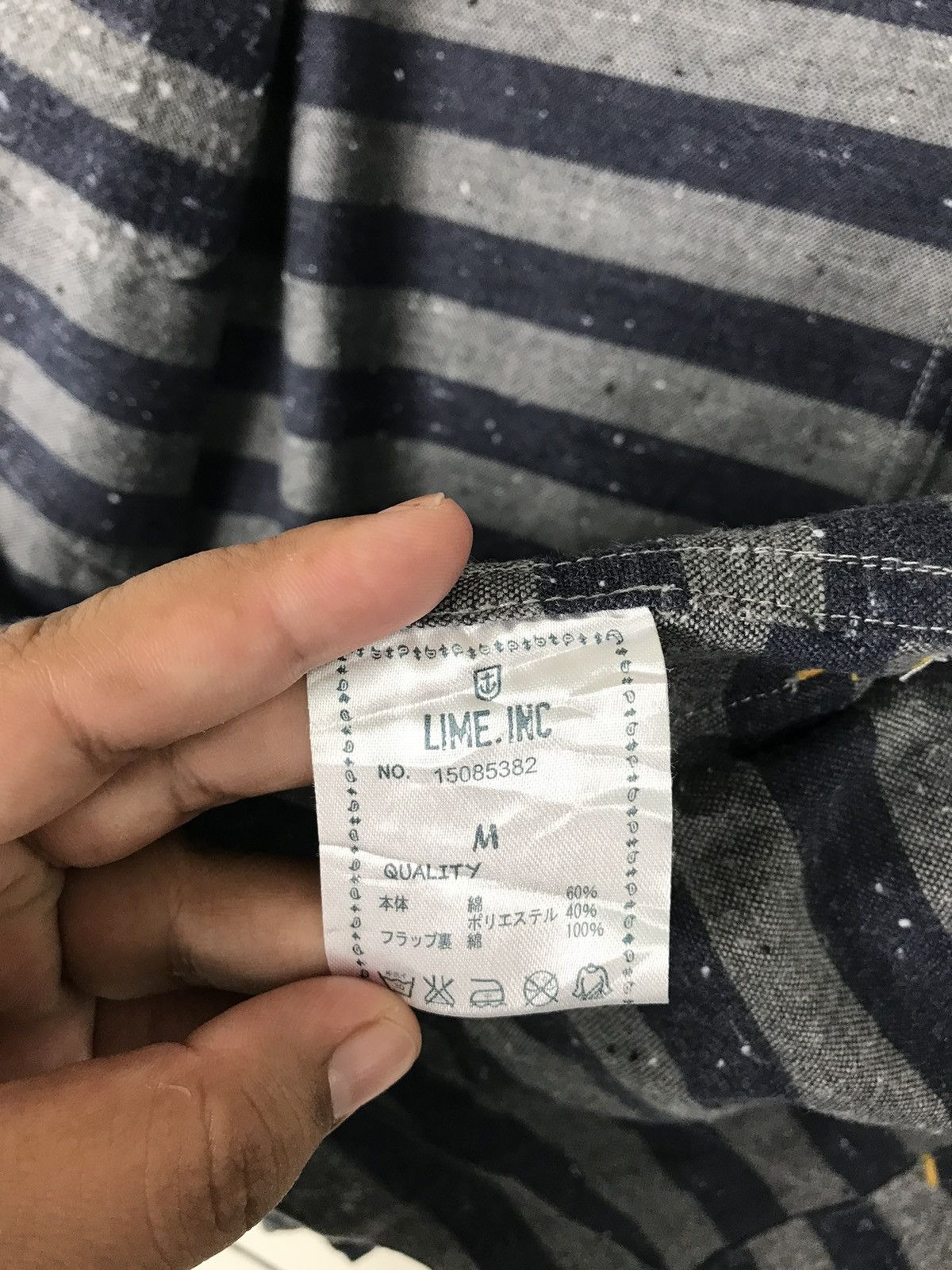 Japanese Brand 🔥 LIME INC EIFFEL PRISONER LINE WORK JACKET Size US M / EU 48-50 / 2 - 9 Thumbnail