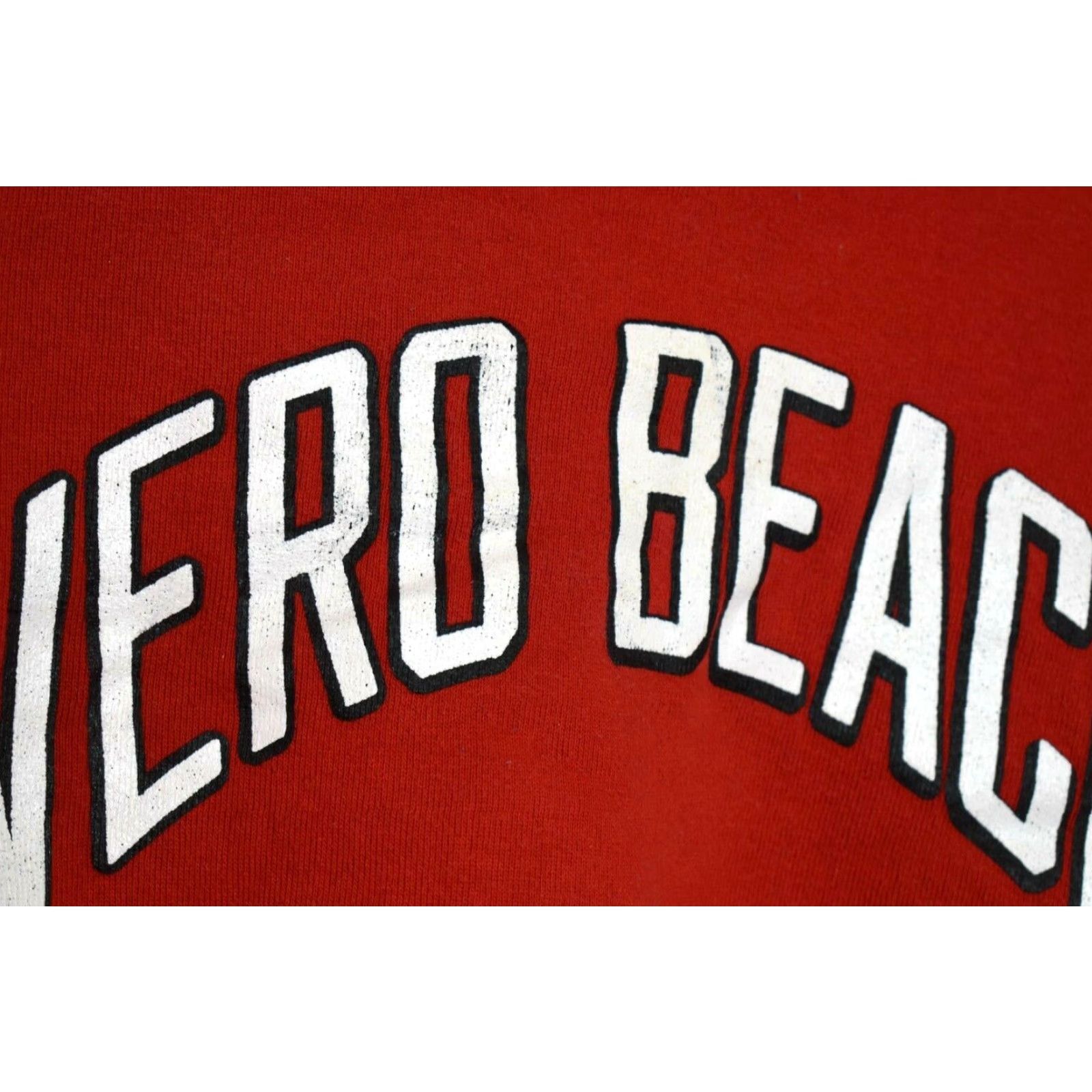 Russell Athletic VINTAGE Russell Athletic Sweatshirt Red USA Florida Vero Beach Cotton Crew Neck Long Sleeve Unisex Adults S Graphic Print Pullover Size US S / EU 44-46 / 1 - 3 Thumbnail