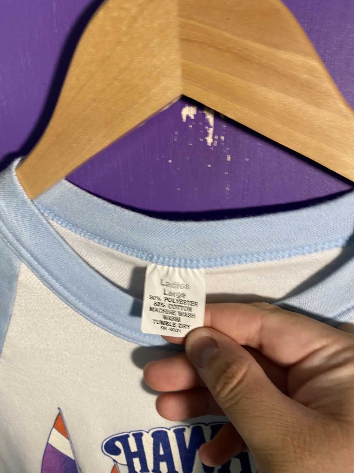 Other Vintage 80s Hawaiian Tropic raglan t-shirt Size L / US 10 / IT 46 - 4 Thumbnail