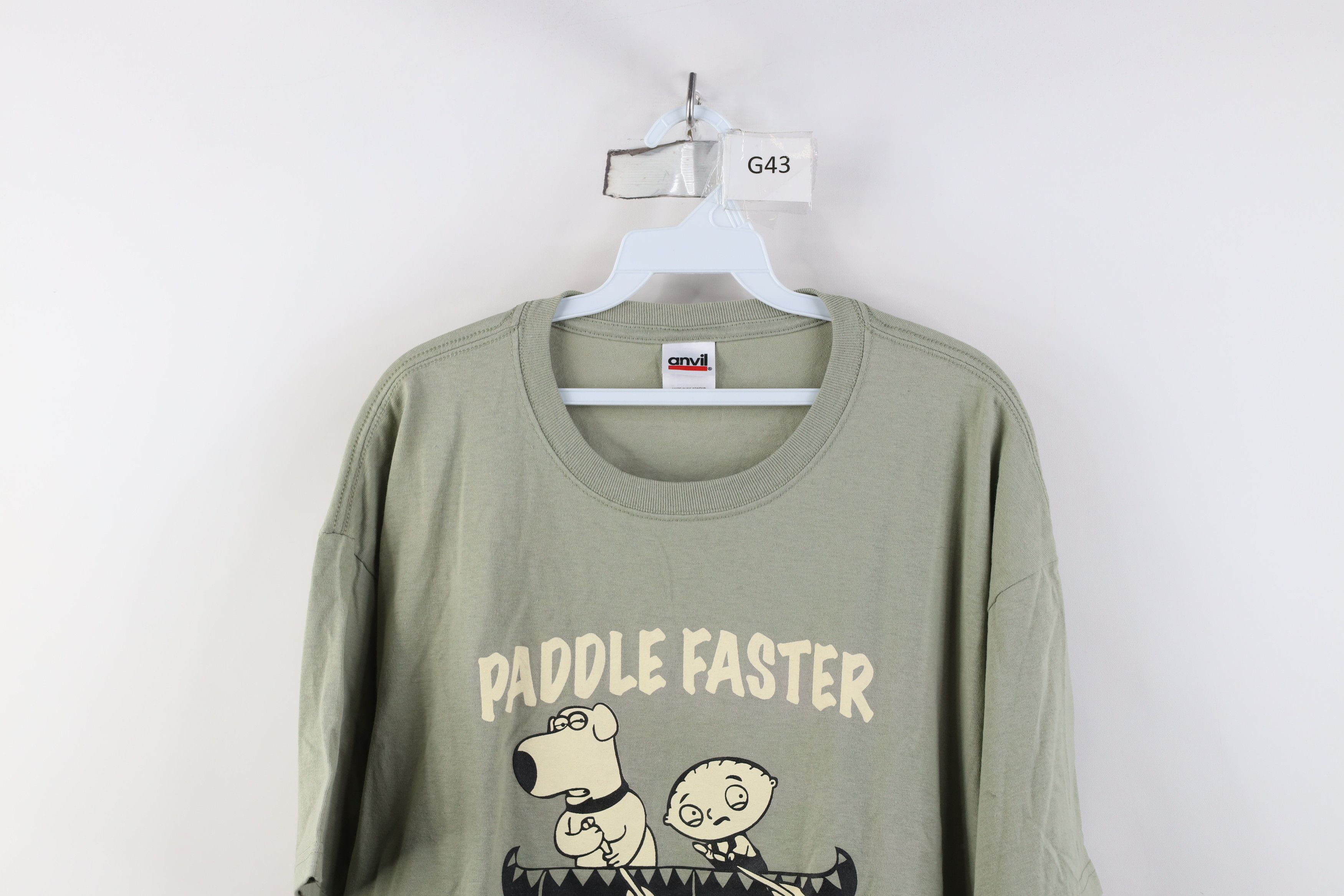 Vintage Vintage Family Guy Faster I Hear Banjos Brian Stewie T-Shirt Size US XL / EU 56 / 4 - 2 Thumbnail