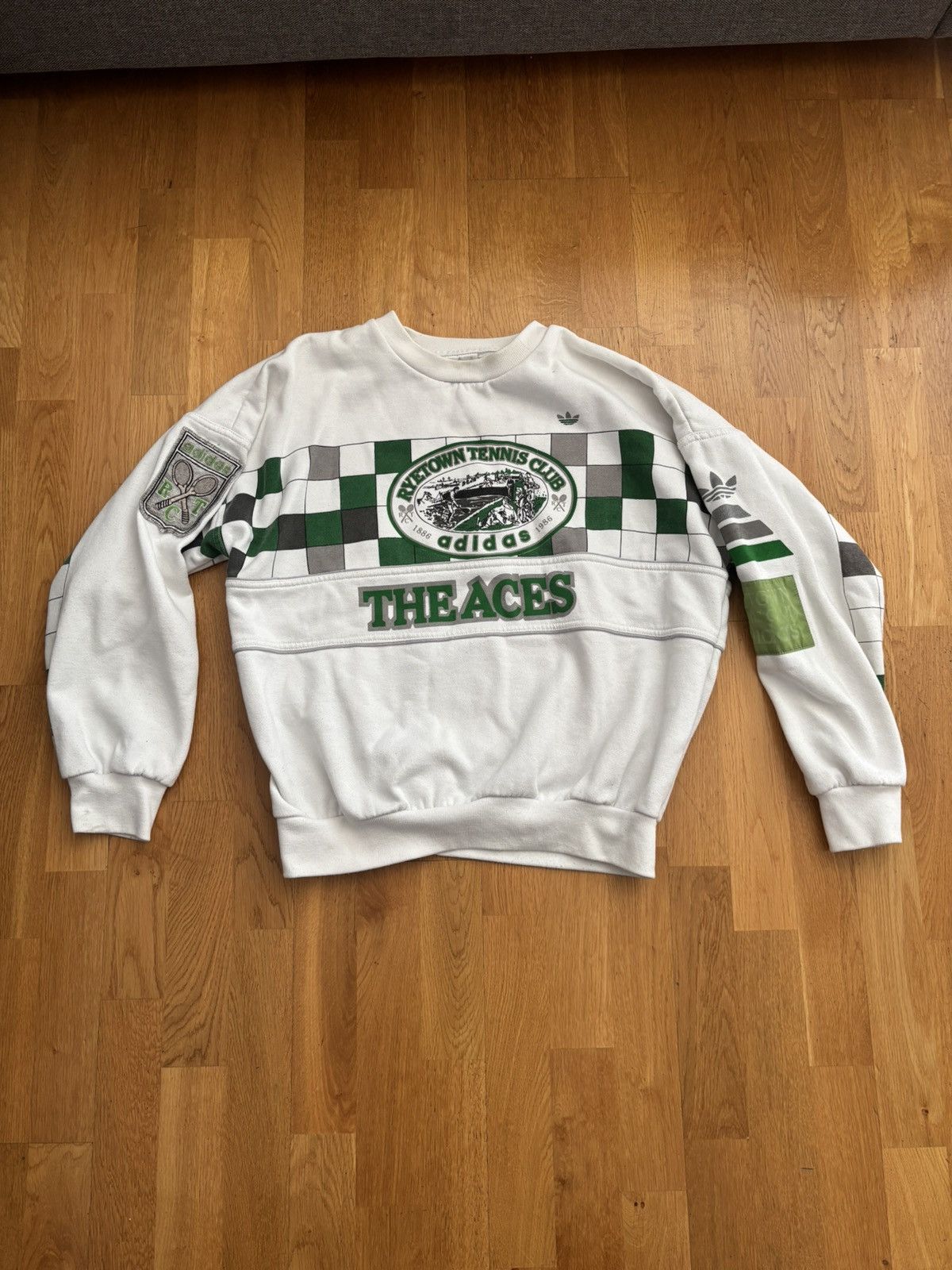 Adidas Vintage adidas tennis sweater Size US M / EU 48-50 / 2 - 1 Thumbnail