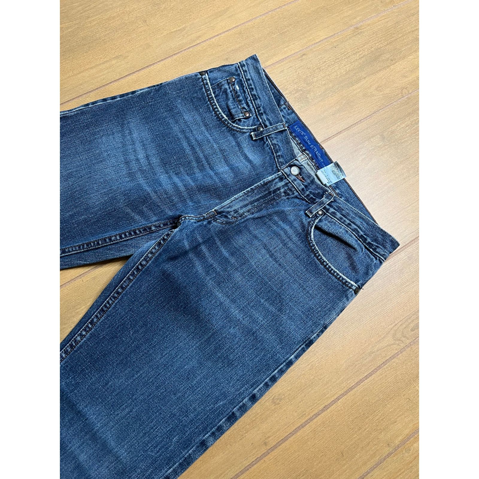 Levi's Vintage Levis 514 Slim Straight 33x32 Blue Jeans Denim Fade Size US 33 - 10 Thumbnail