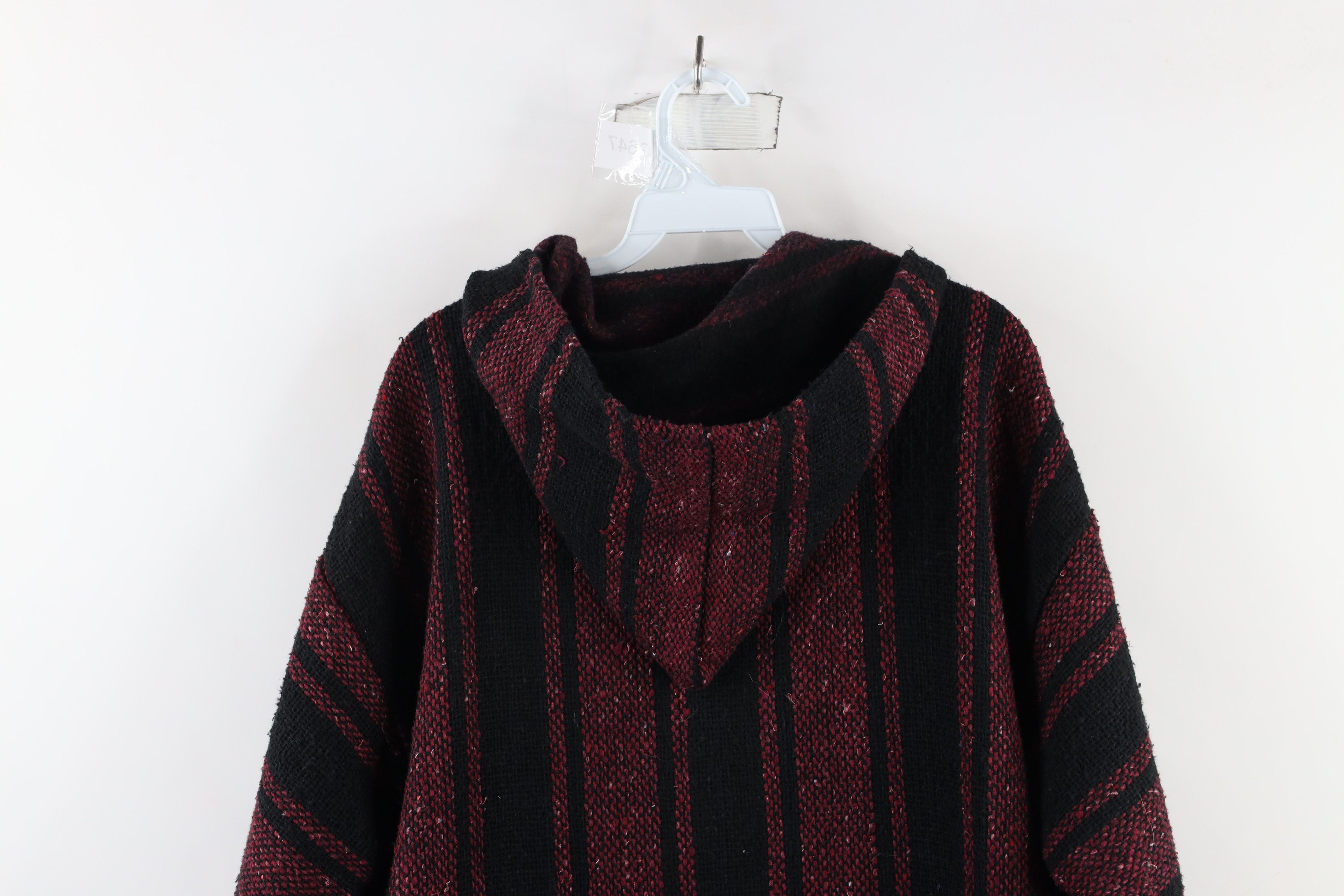 Vintage Vintage 90s Streetwear Block Drug Rug Hoodie Sweatshirt Size US L / EU 52-54 / 3 - 9 Thumbnail