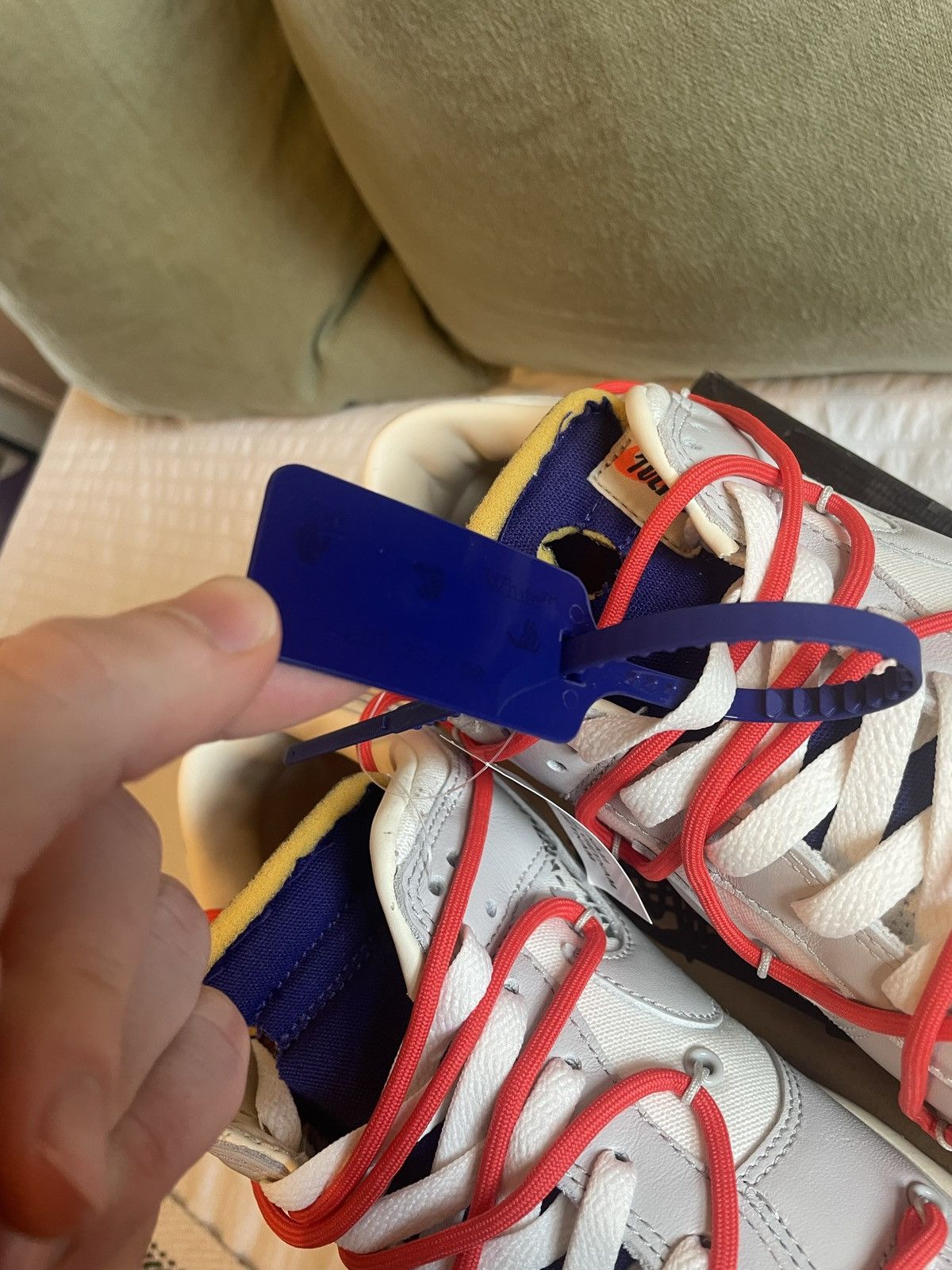 Nike × Off-White Nike x Off-White Dunk Low, Lot 23, UK10.5 / US11.5 Size US 11.5 / EU 44-45 - 17 Thumbnail