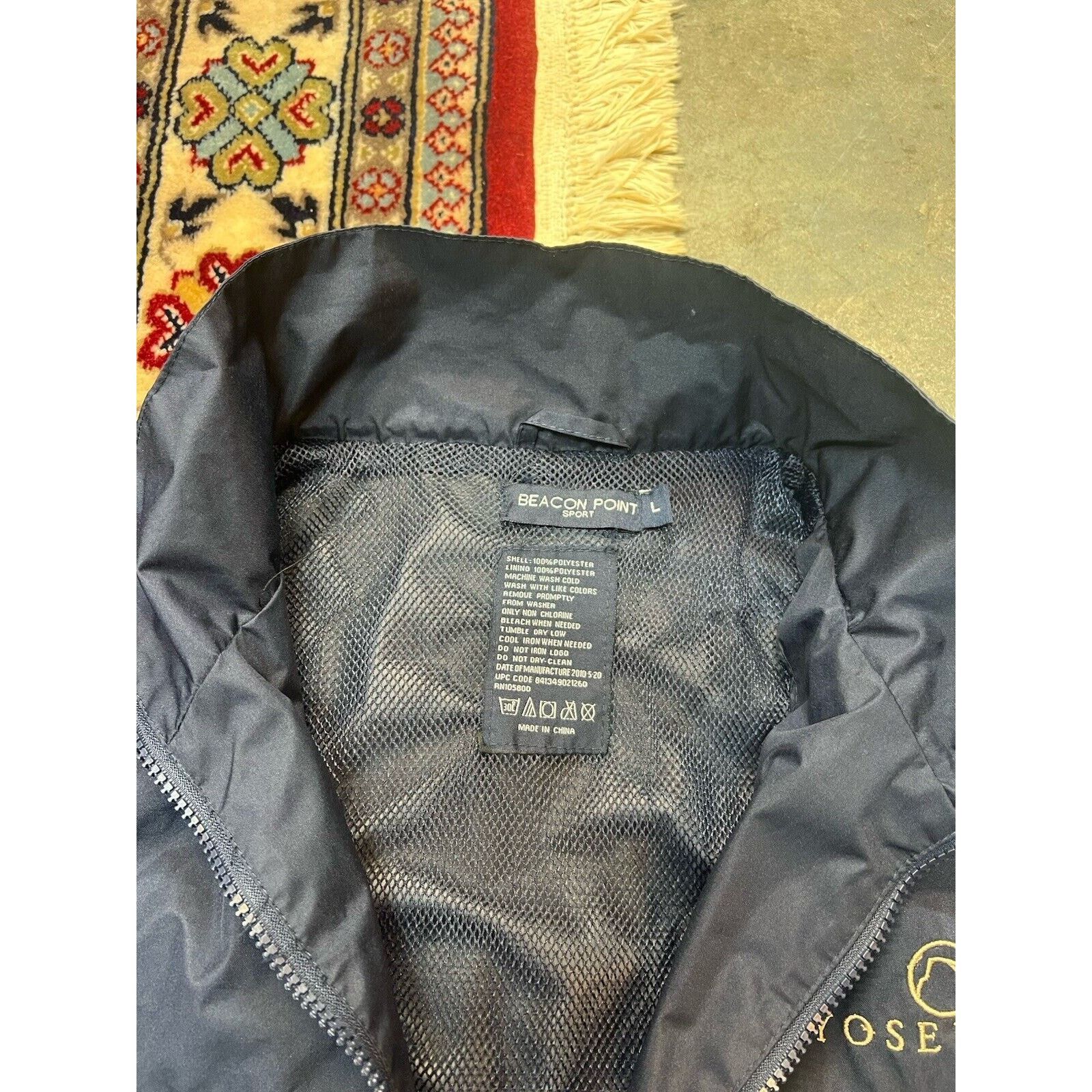 Other VTG Beacon Point Sport Yosemite Windbreaker Men's Large Navy Size US L / EU 52-54 / 3 - 5 Thumbnail