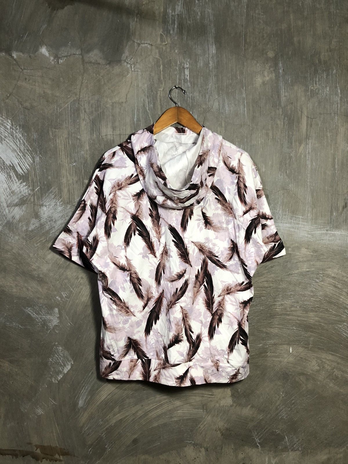 Japanese Brand × Tornado Mart Tornado Mart Short Sleeve Balaclava Hoodie Size US L / EU 52-54 / 3 - 9 Thumbnail