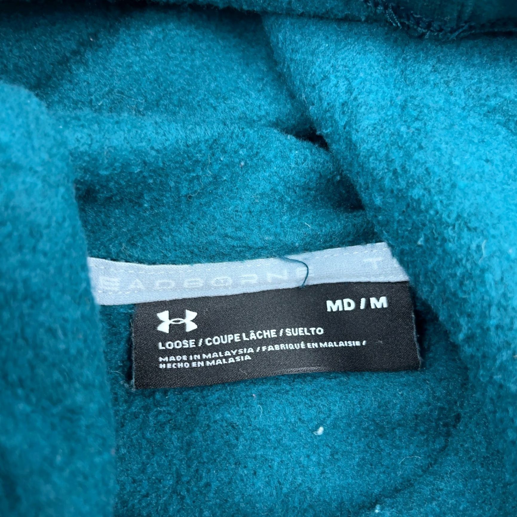 Under Armour Under Armour Hoodie Women Medium Green Sweatshirt Pullover Logo Pockets All Seasons Fashion 90s Modern Sports Mens Womens Size M / US 6-8 / IT 42-44 - 7 Thumbnail
