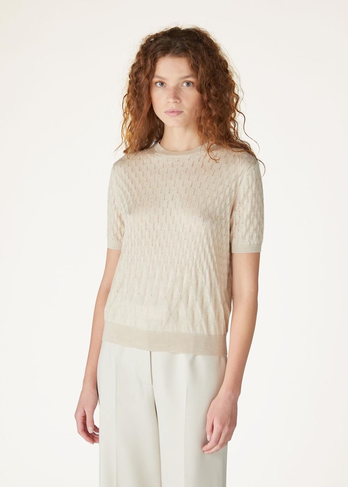 Loro Piana o1srvl11e0125 FAN6249 Takao Crewneck Sweater in Beige Size M / US 6-8 / IT 42-44 - 6 Thumbnail