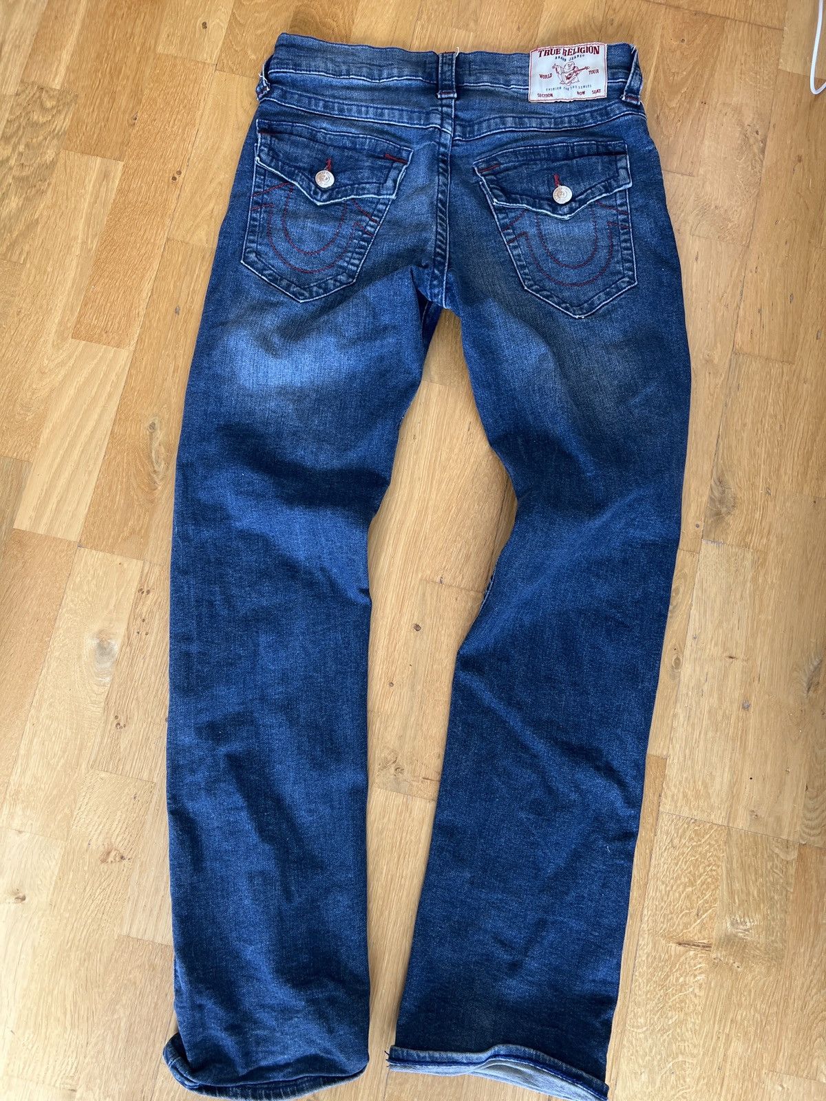 Japanese Brand True religion Jeans Denim embroidered Size US 30 / EU 46 - 3 Thumbnail