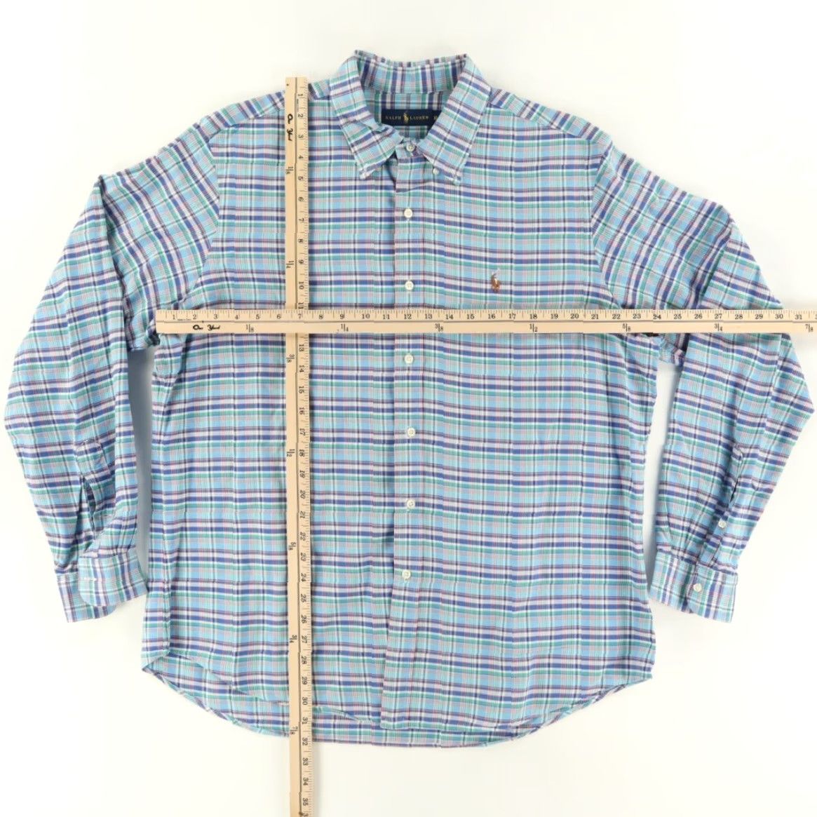 Ralph Lauren Ralph Lauren Oxford Plaid Long Sleeve Button Down Shirt Men's XL Size US XL / EU 56 / 4 - 3 Thumbnail