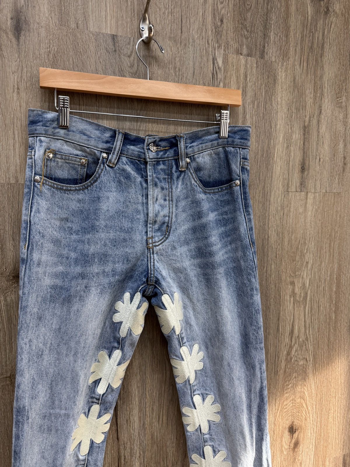 Shadow Hill Los Shadow White Denim Jeans Size US 30 / EU 46 - 3 Thumbnail