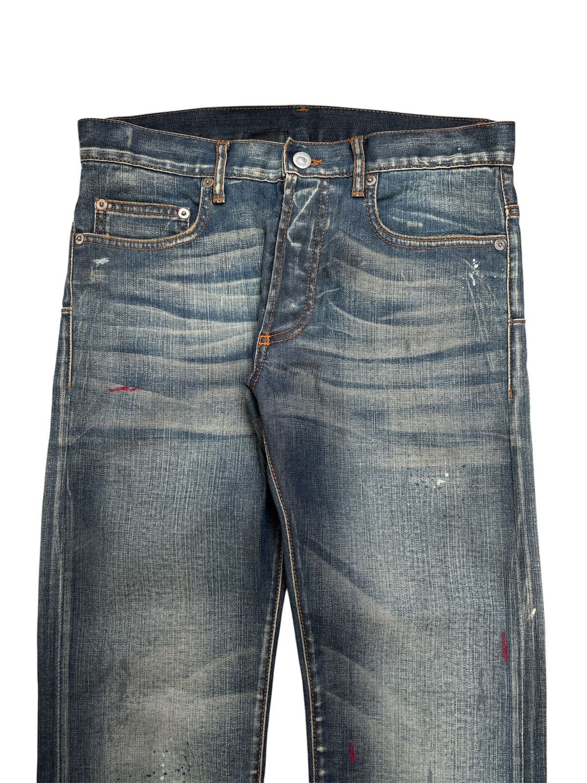 Dior Hedi Slimane Clawmark Indigo Denim Jeans Size US 29 - 3 Thumbnail