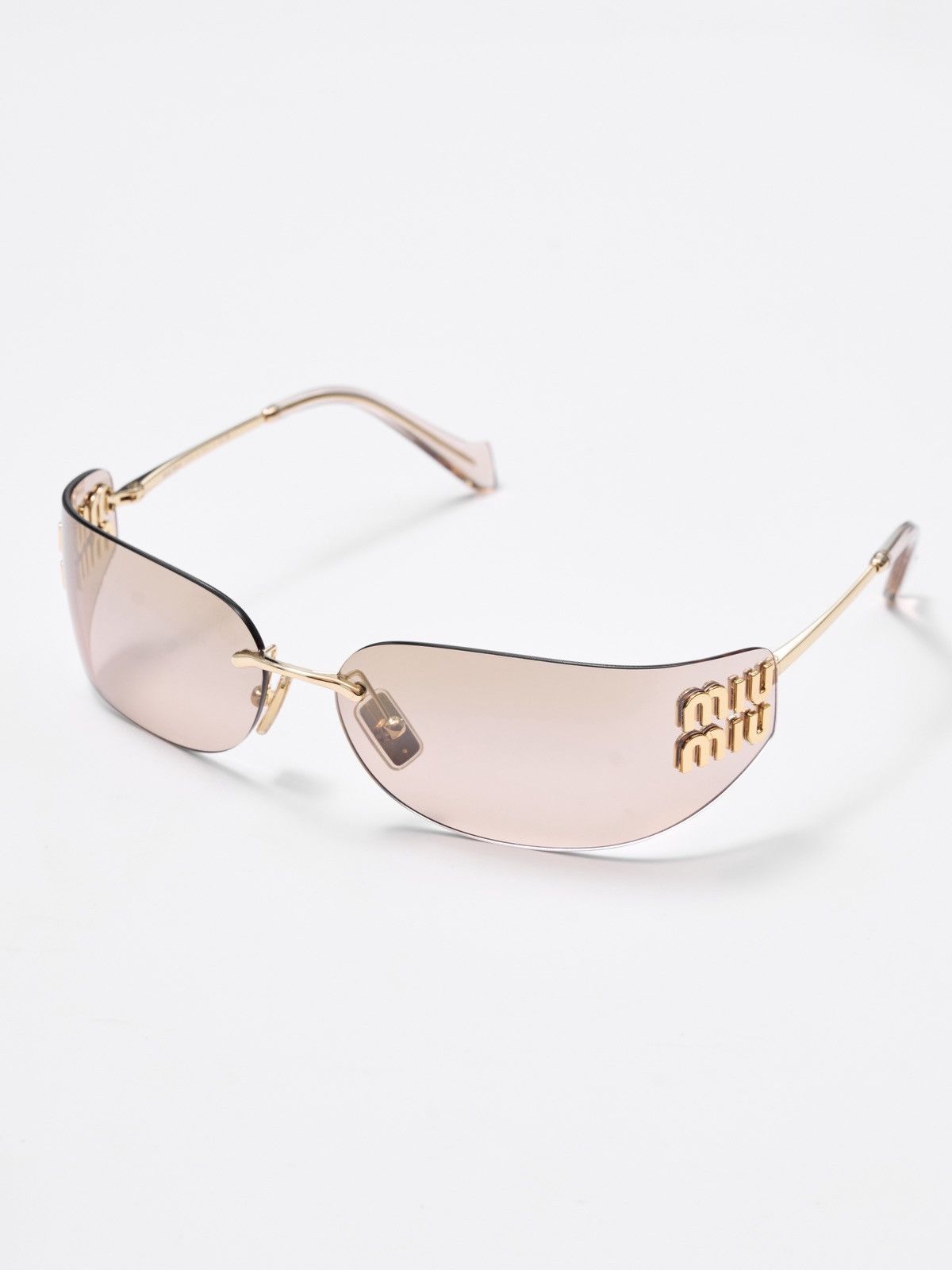 Miu Miu MIU MIU SMU A51 5AK20P GOLD Size ONE SIZE - 1 Thumbnail