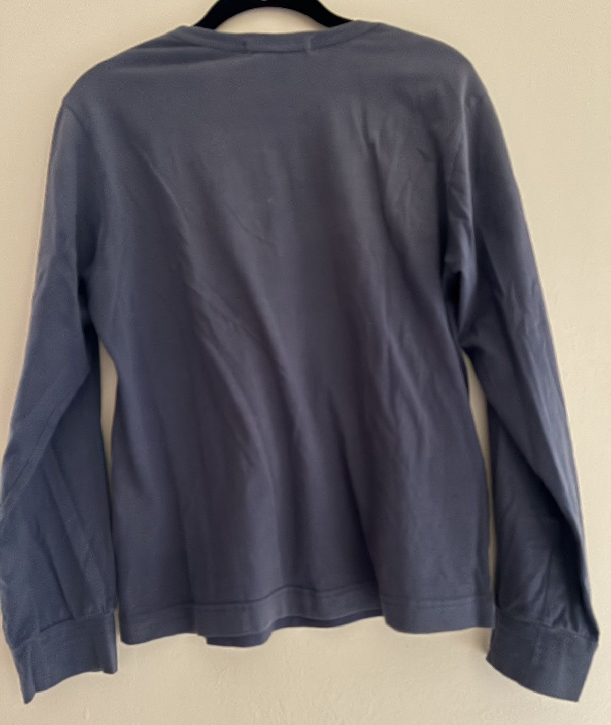 Comme des Garcons Comme des Garçon Geometric Design Blue Long Sleeve Shirt Size US S / EU 44-46 / 1 - 4 Thumbnail