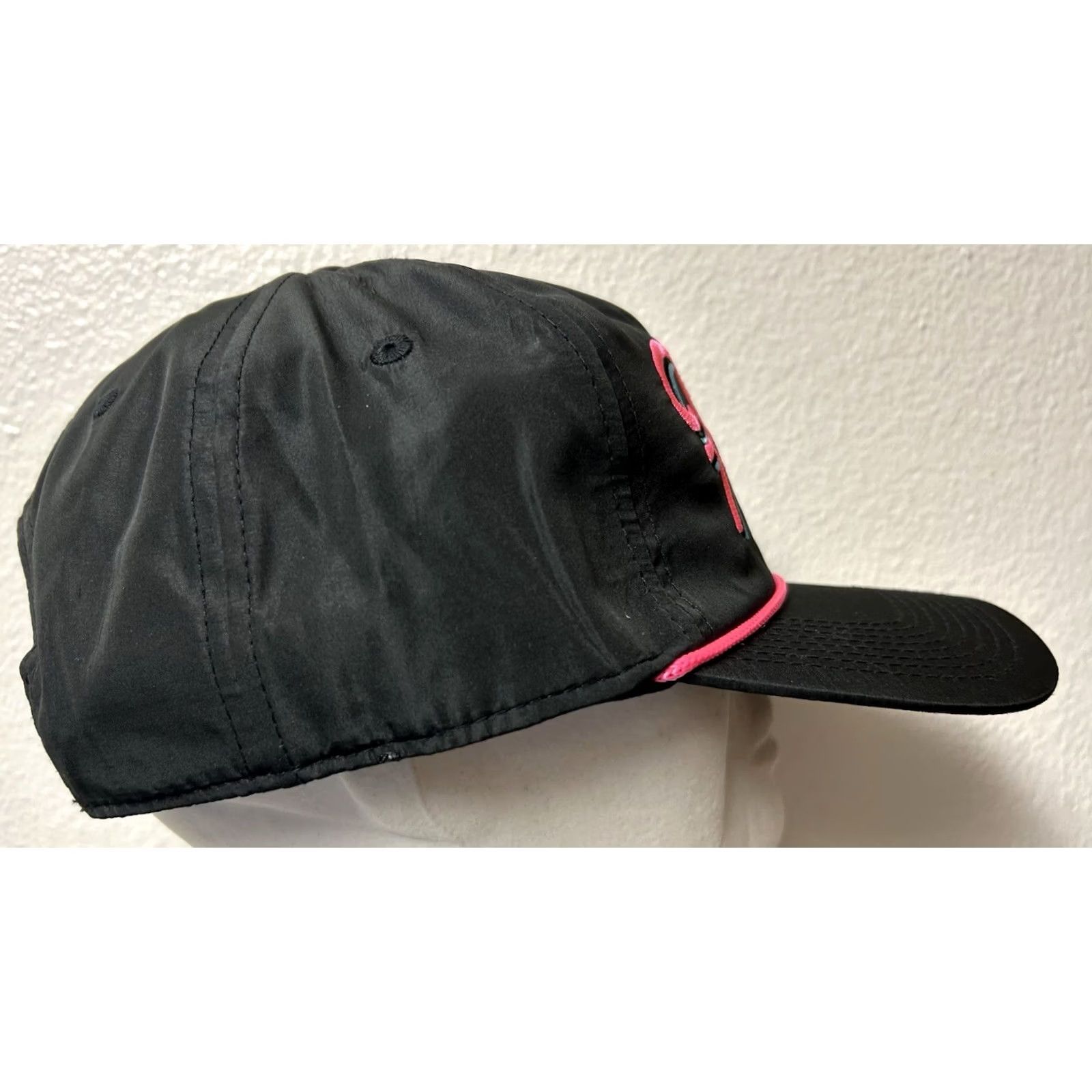 Roper Bad Birdie Men’s Florida Rope Golf Hat Adjustable Black/Pink Snapback Size ONE SIZE - 3 Thumbnail
