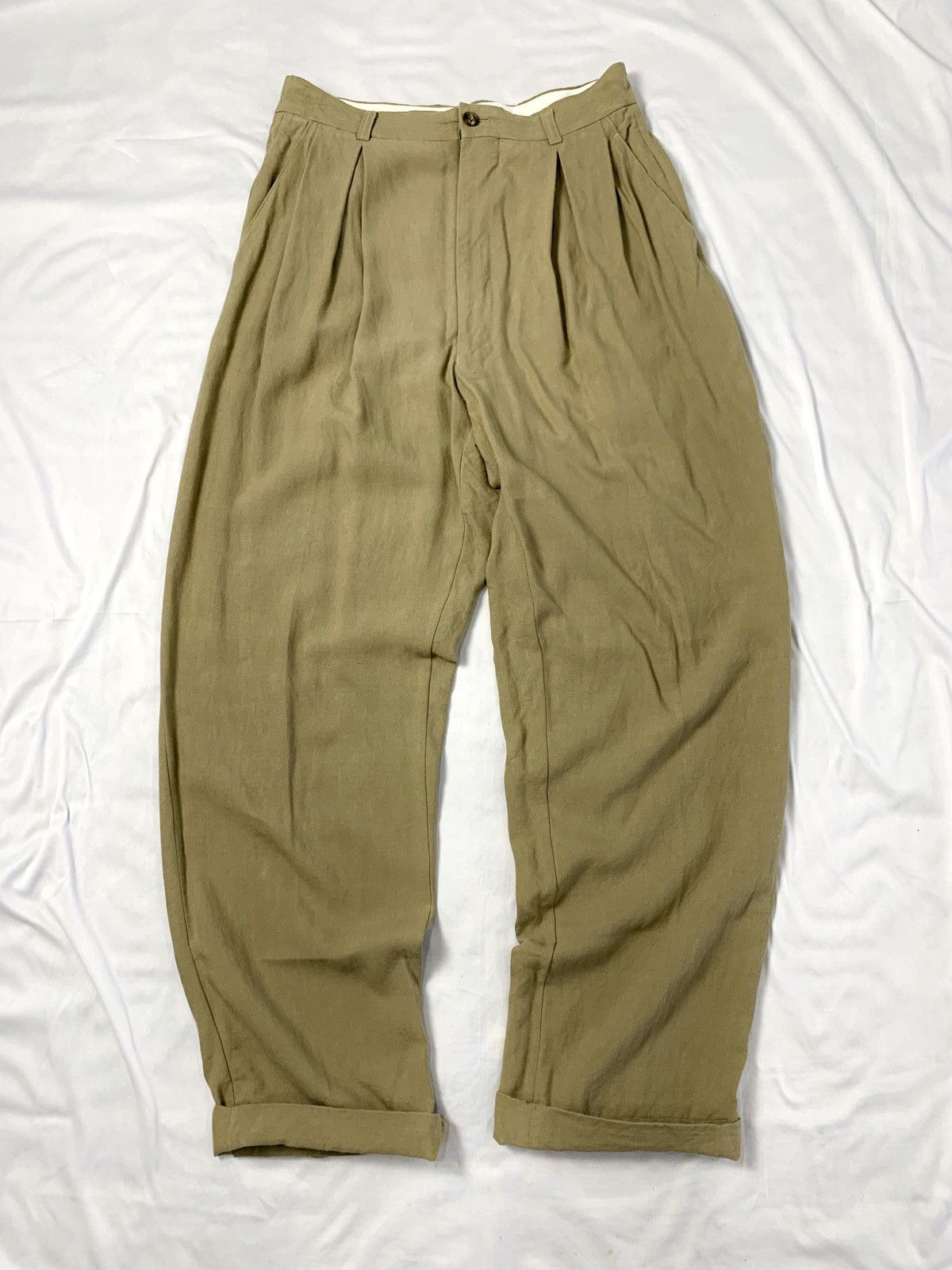 Yohji Yamamoto yohji yamamoto jun men style era double pleats trousers Size US 30 / EU 46 - 3 Thumbnail