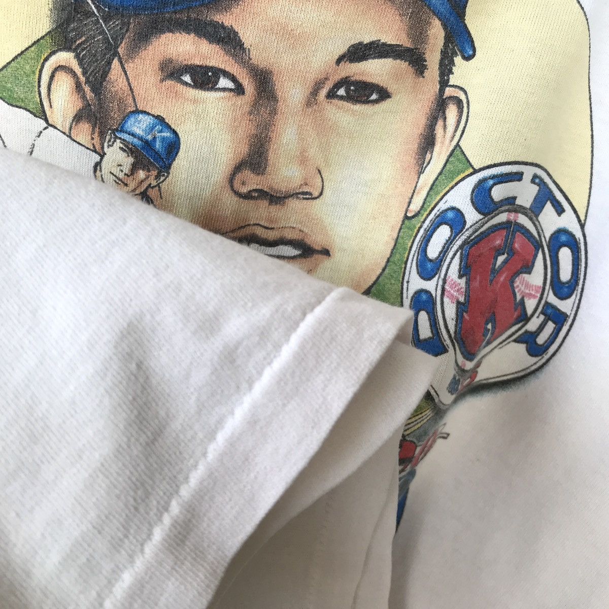 MLB × Vintage Hideo Nomo LA Dodgers Vintage 1990s Delta MLB Kids Tee Size US L / EU 52-54 / 3 - 4 Thumbnail
