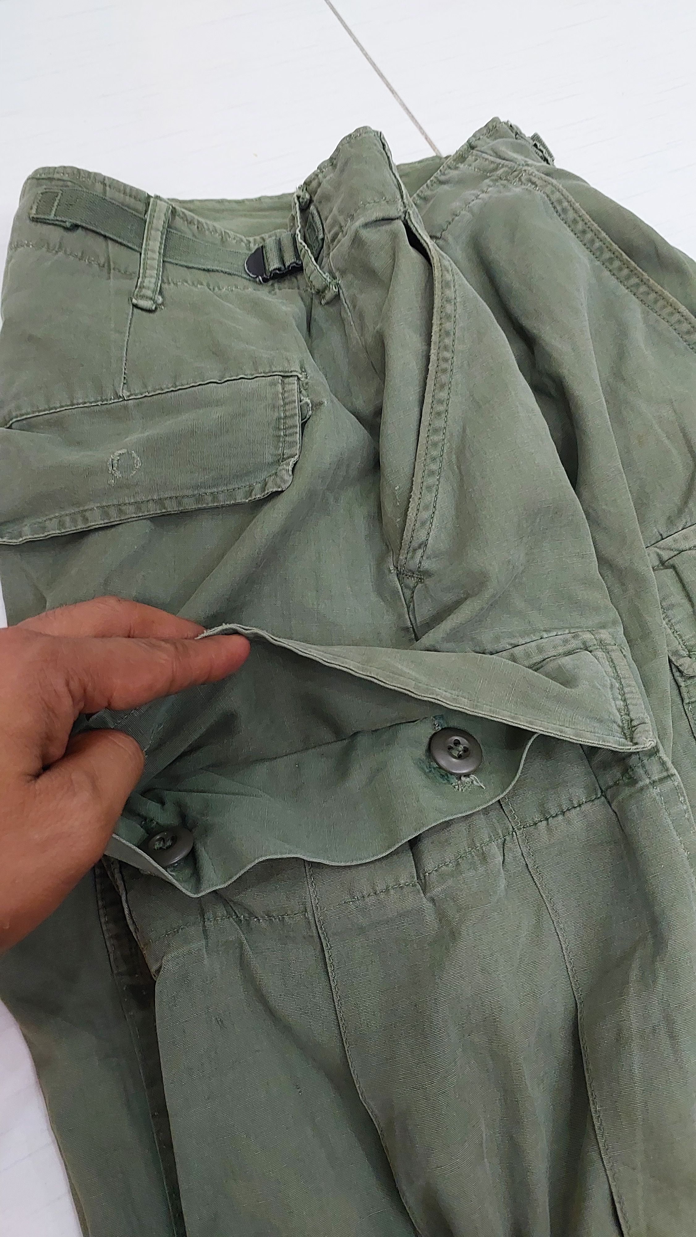Vintage VINTAGE 60s OG 107 POPLIN ARMY PANT Size US 34 / EU 50 - 6 Thumbnail