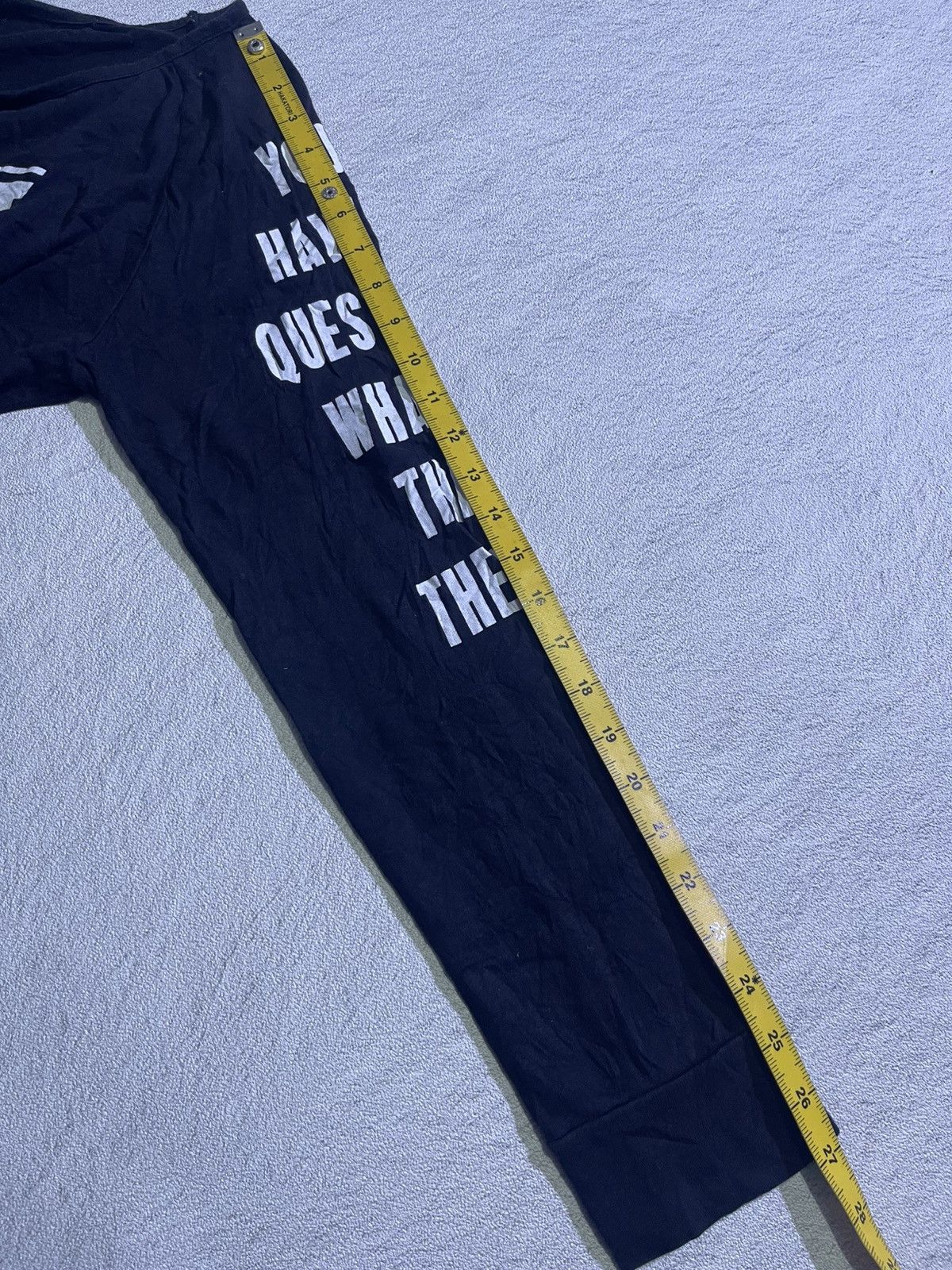 Hysteric Glamour Y2K LONG SLEEVE TSHIRT WITH WRITING MOTIF IFSIXWASNINE STYLE Size US M / EU 48-50 / 2 - 8 Thumbnail