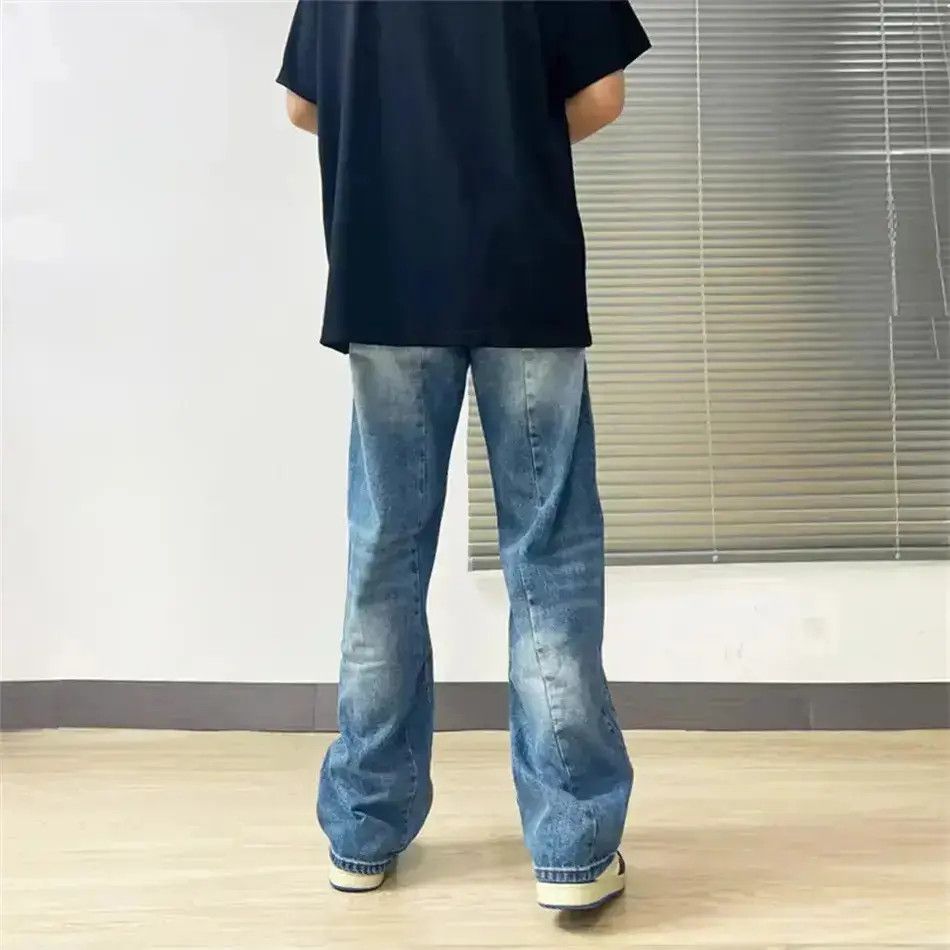 Japanese Brand Jeans straight legs casual denim trousers loose fit wide leg Size US 32 / EU 48 - 5 Thumbnail