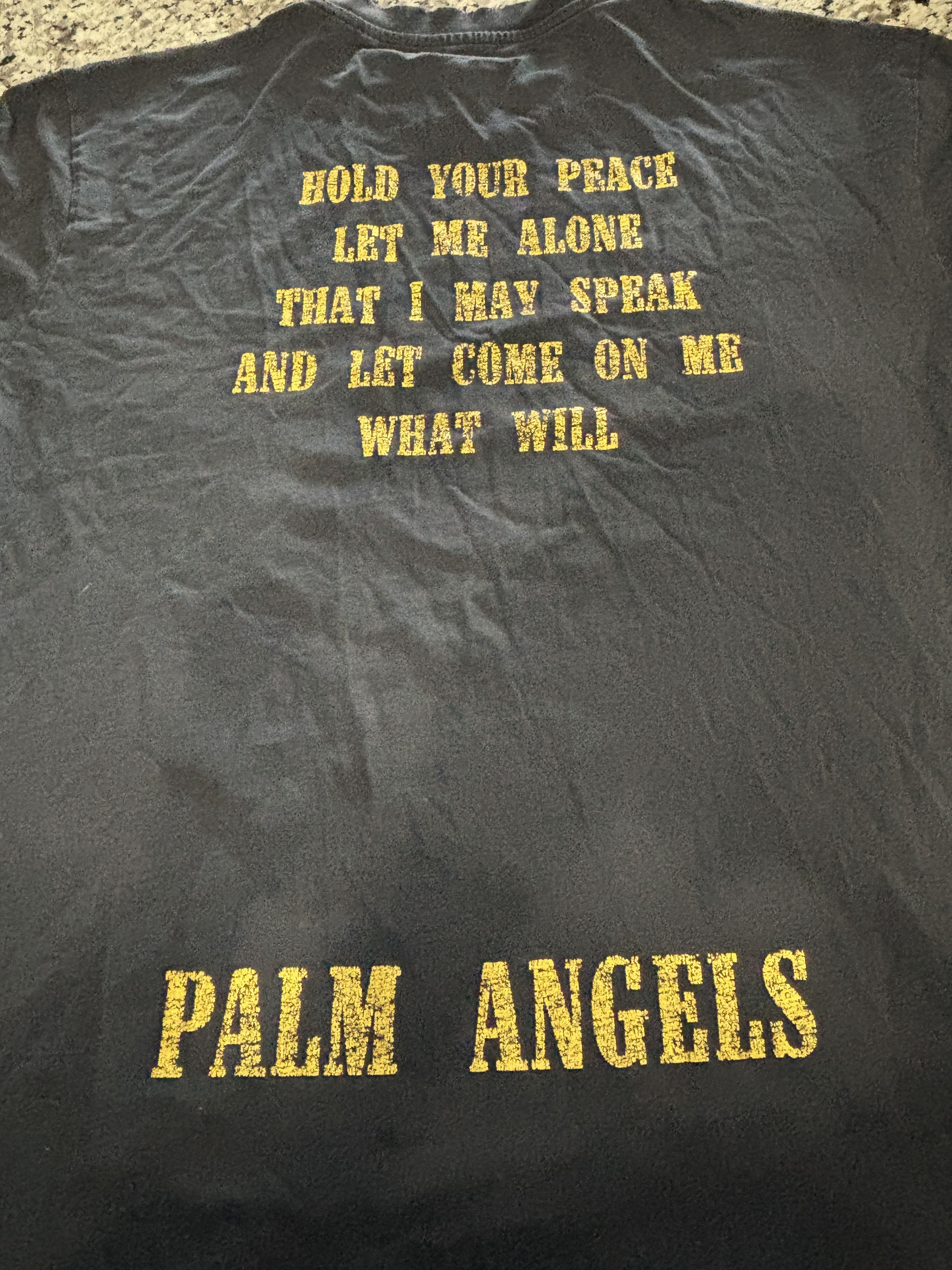 Palm Angels Palm Angels Legalize It Distressed Tee Size L Size US L / EU 52-54 / 3 - 10 Thumbnail