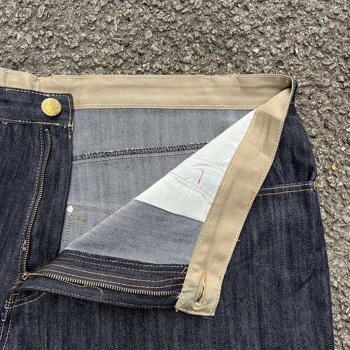 Ed Hardy Crazy Y2K Baggy Jeans Tribal Velvet Denim Coogi JNCO Pants Size US 40 / EU 56 - 8 Thumbnail