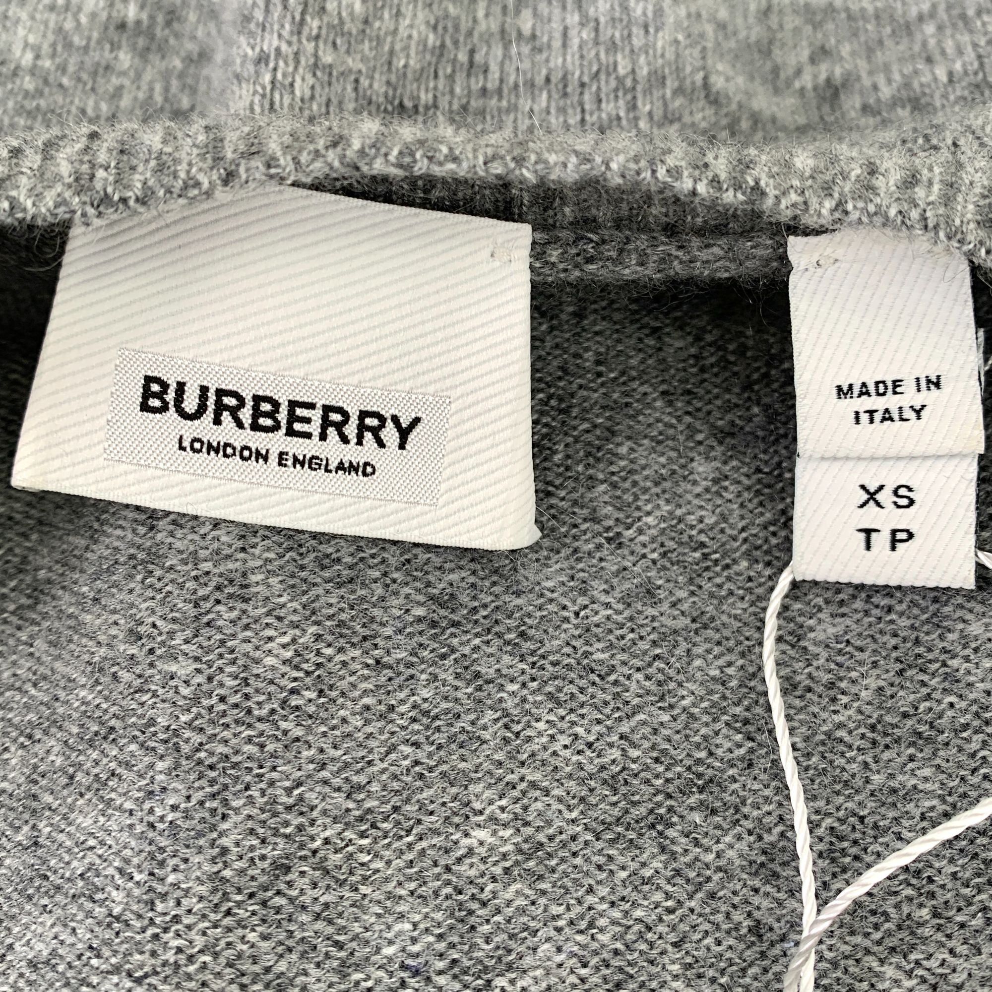 Burberry Burberry London England Gray Cashmere Cardigan Sweater For M Size XS / US 0-2 / IT 36-38 - 7 Thumbnail