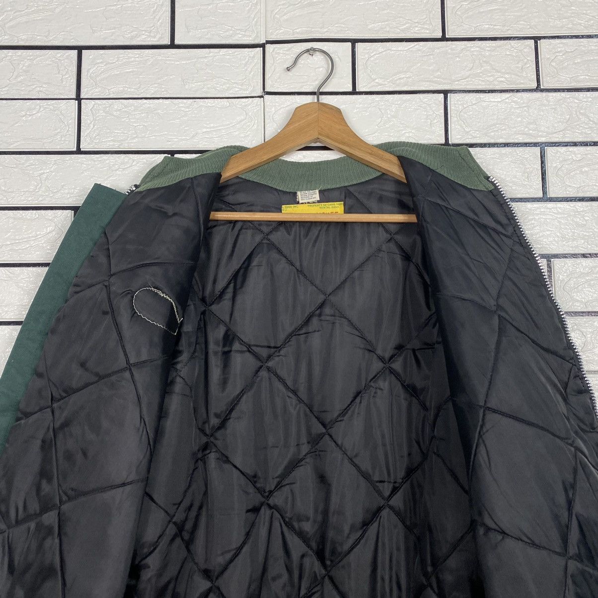 Vintage 🔥VINTAGE FLY BOMBER JACKET 60’s WORK DUCK CANVAS DETROIT Size US M / EU 48-50 / 2 - 15 Thumbnail