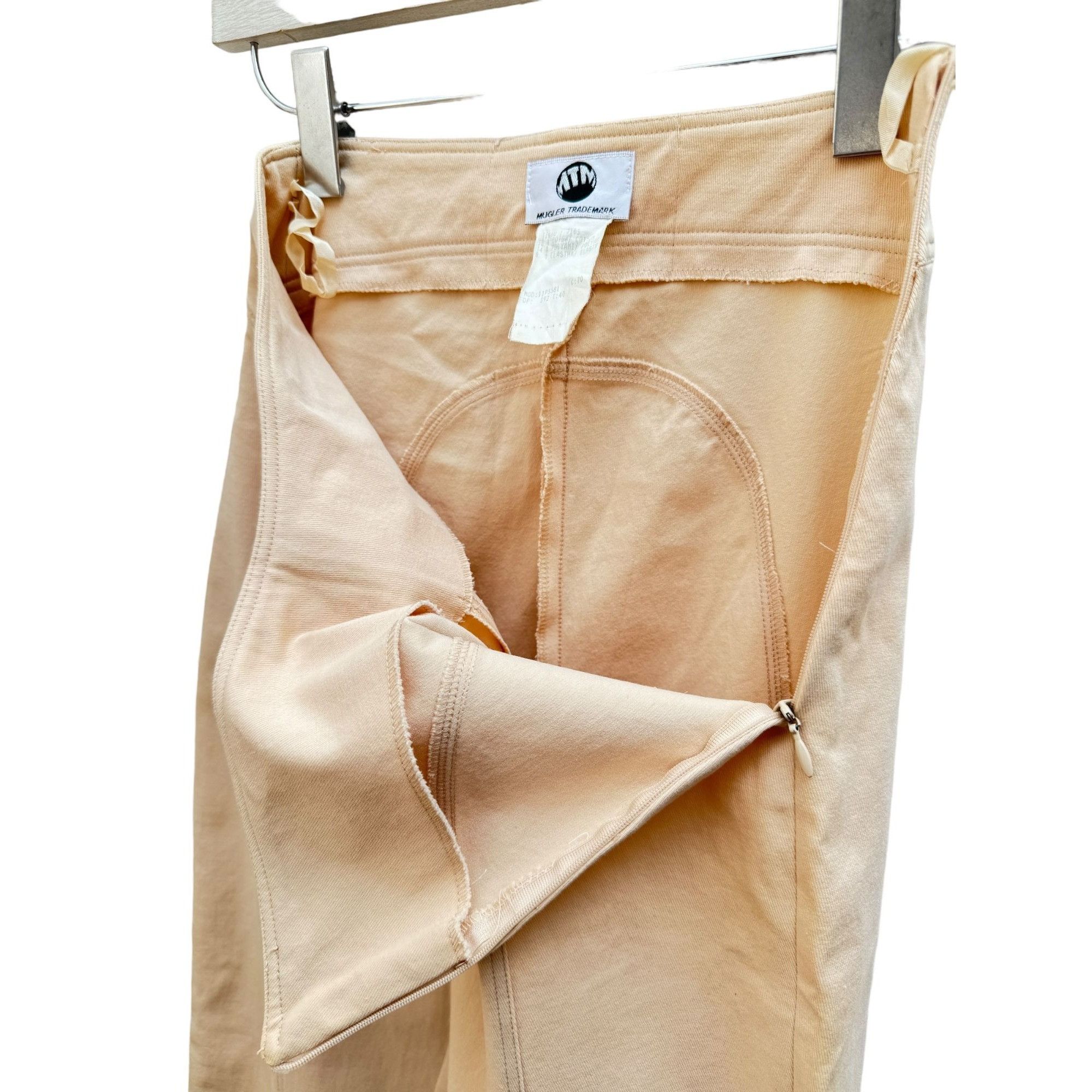 Thierry Mugler Vintage Beige Pants Size 24" / US 00 / IT 34 - 7 Thumbnail