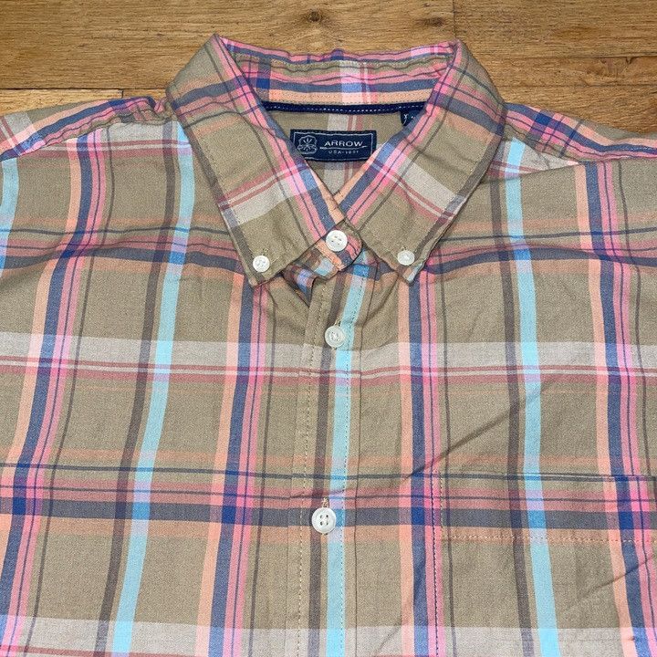 Arrow × Vintage ARROW MEN'S SHIRT LONG SLEEVE CHECKED Size. XL Size US XL / EU 56 / 4 - 3 Thumbnail