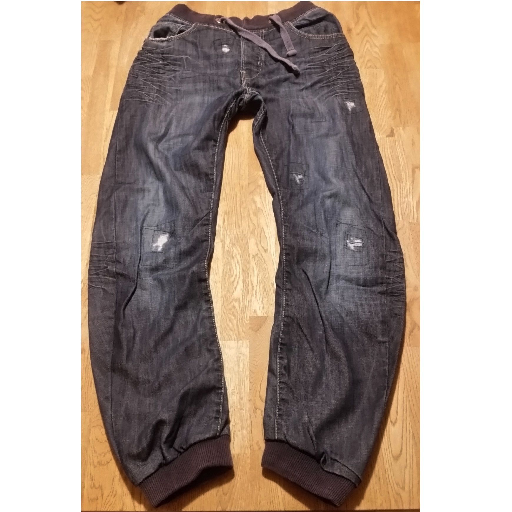 Japanese Brand × Vintage Baggy OSAKA Joggers Vintage W31 L34 jogger W32 W30 y2k japan Size US 32 / EU 48 - 1 Thumbnail